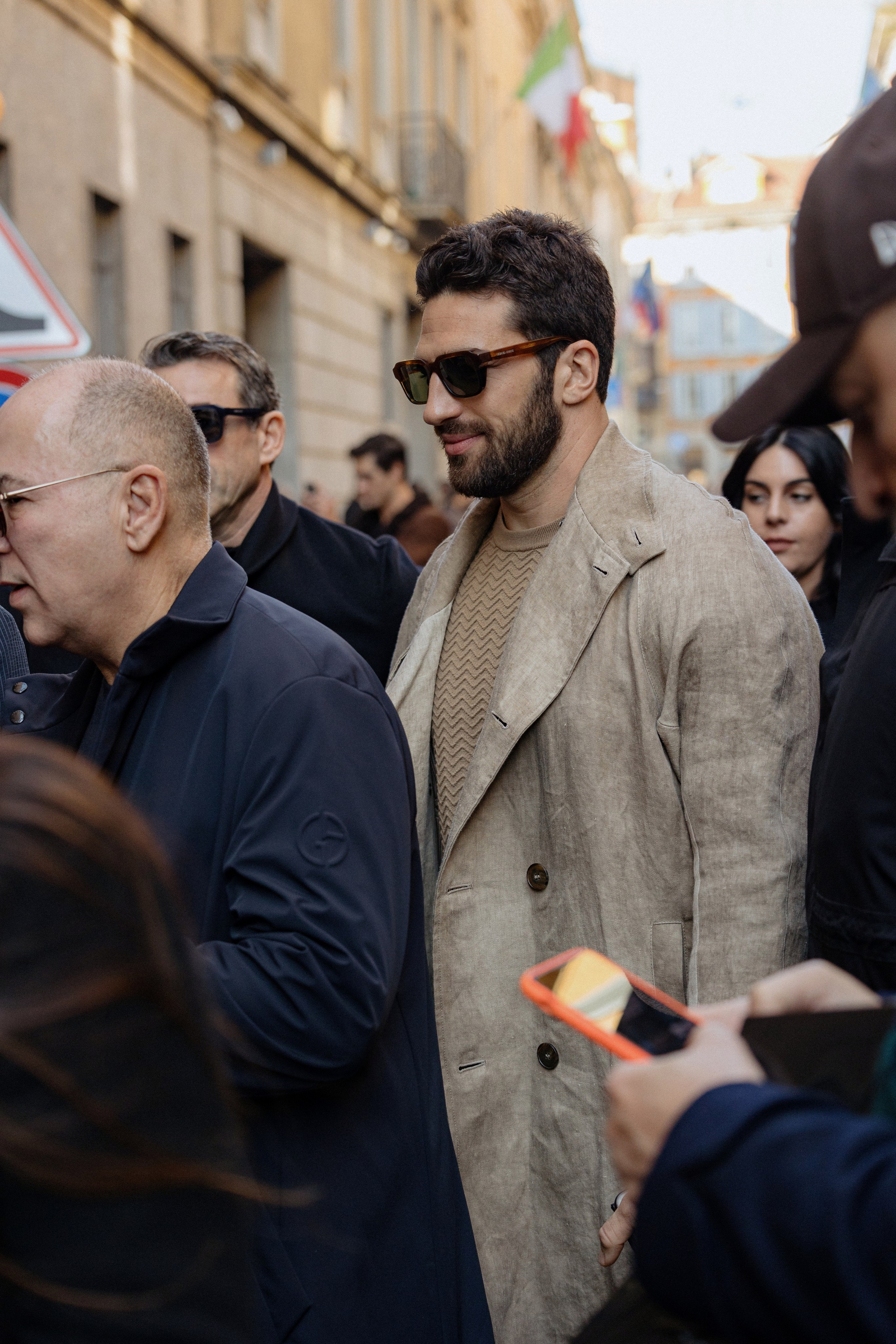 Milan Mens fashion week FW 24/25 ARMANI. Photographer in Milan Ivan Goncharov