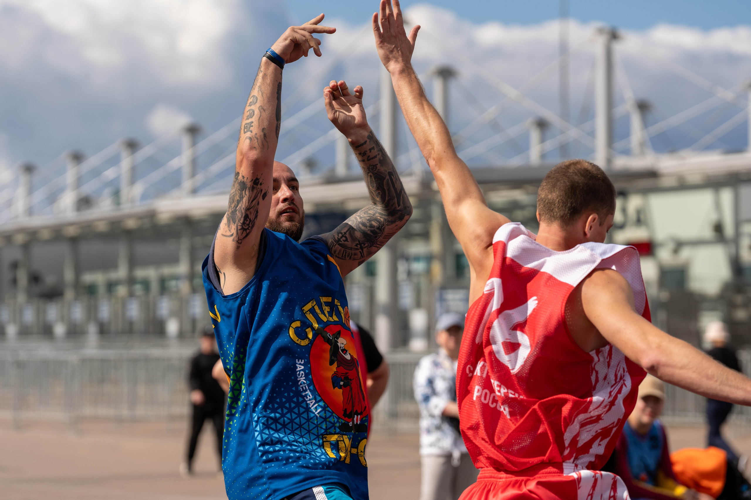 Бросок в баскетболе 3х3 — спортивный фотограф Санкт-Петербург