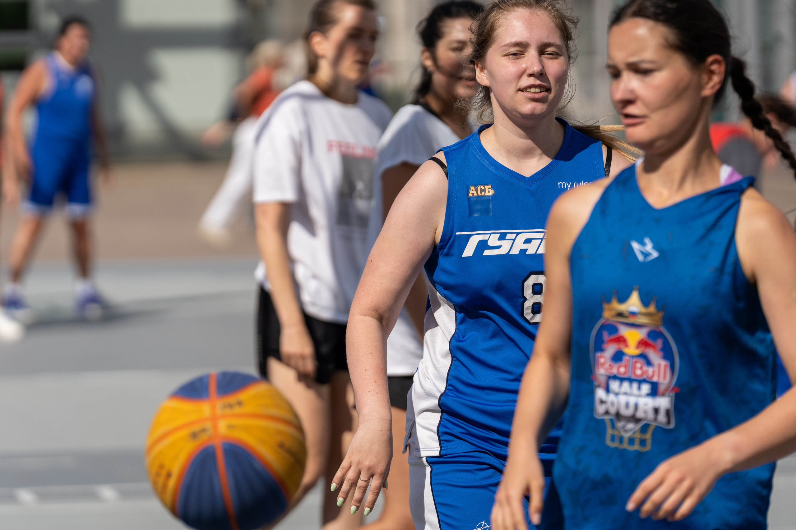 Баскетболистки 3х3 атакуют на турнире «Оранжевый мяч» — фотограф матч Санкт-Петербург