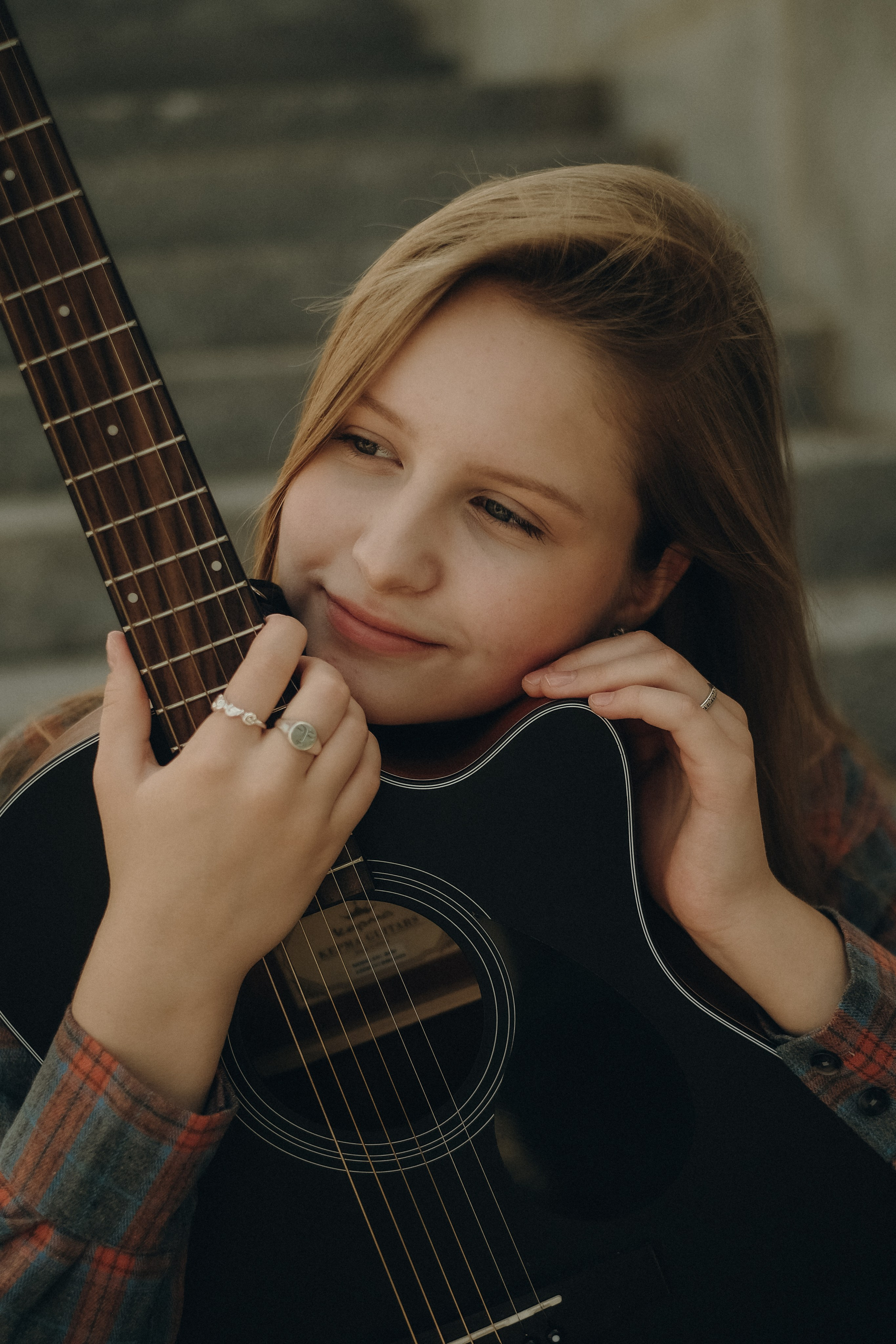 Девушка с гитарой. Свадебный и семейный фотограф в Москве Инника Кетлер