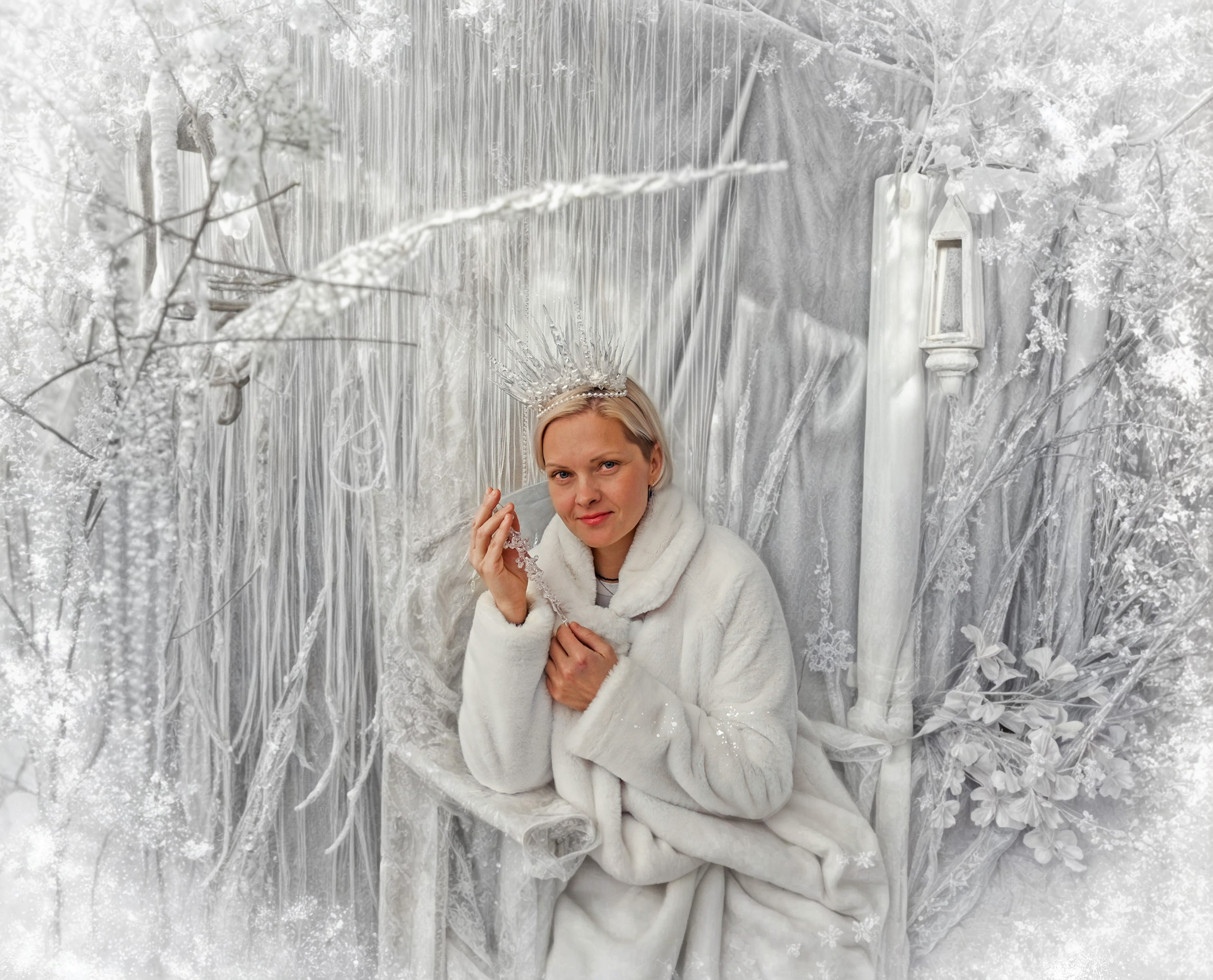 Снежная Королева. Портретный детский, женский фотограф в Тюмени Евгения Ярцева