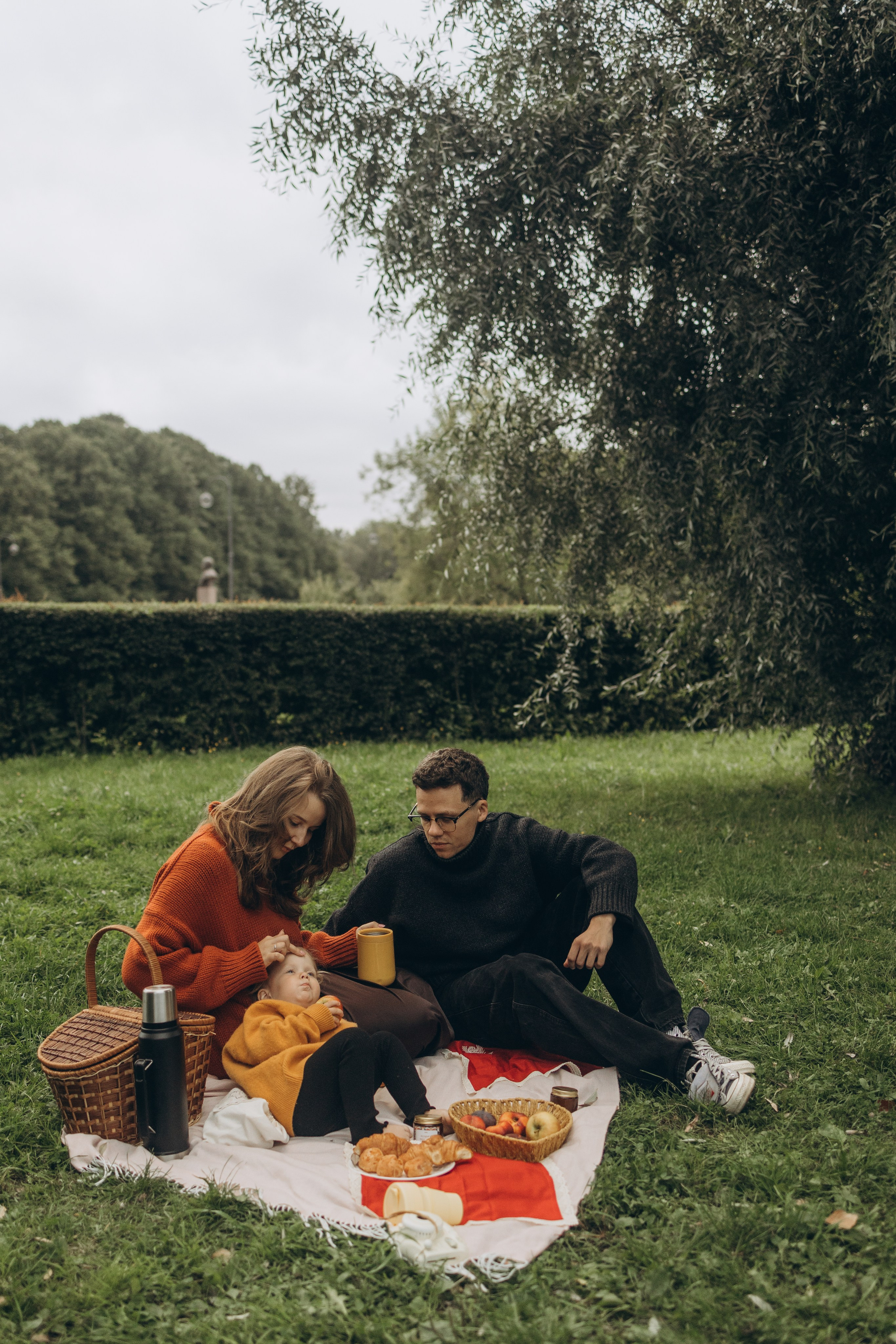 Мария, Олег и Серафима. Семейный фотограф в Москве Виктория Ястребинская