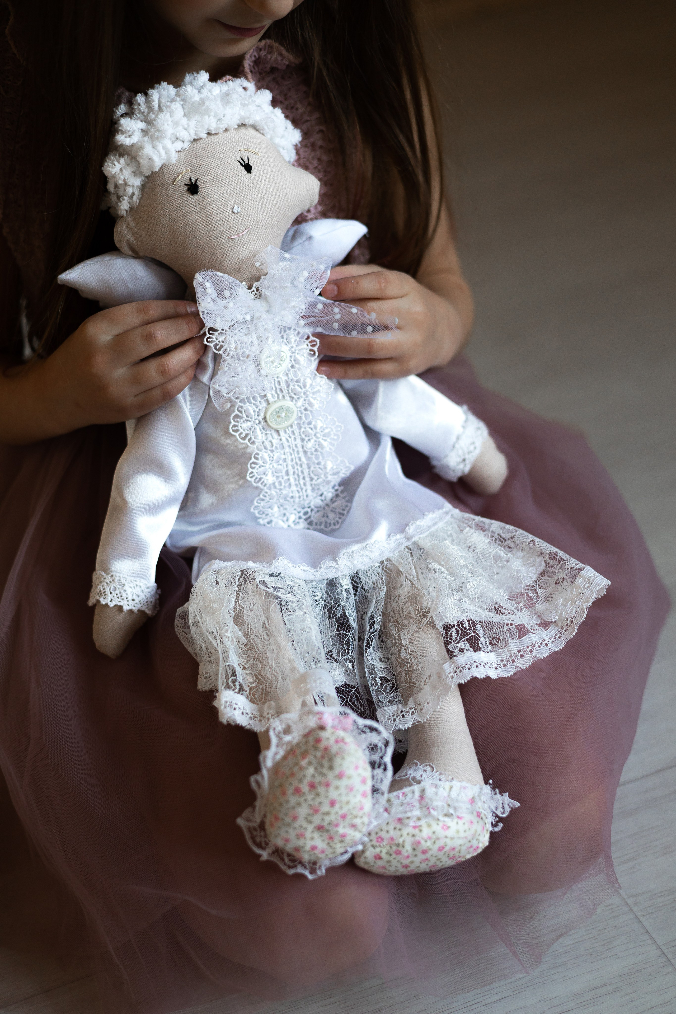 Интерьерная кукла Рождественский Ангел. Школа для девочек во Владивостоке — Само Совершенство