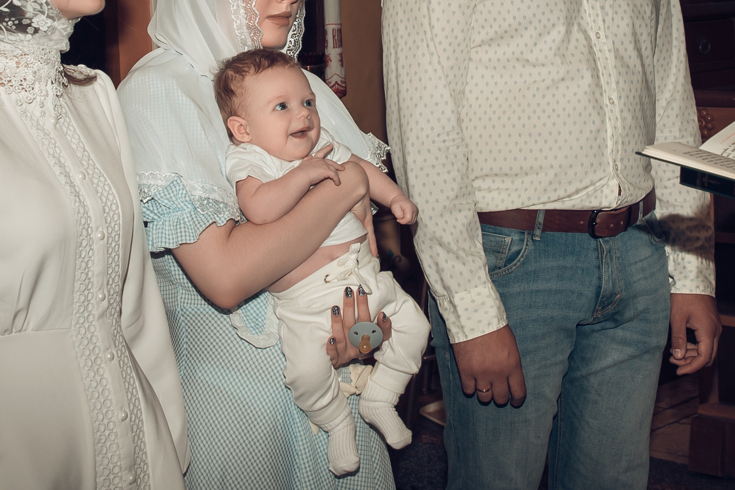 Таинство Крещения Матвея. Спасо-Преображенский храм (Спаса на Яру). Семейный фотограф в Рязани и Рязанской области