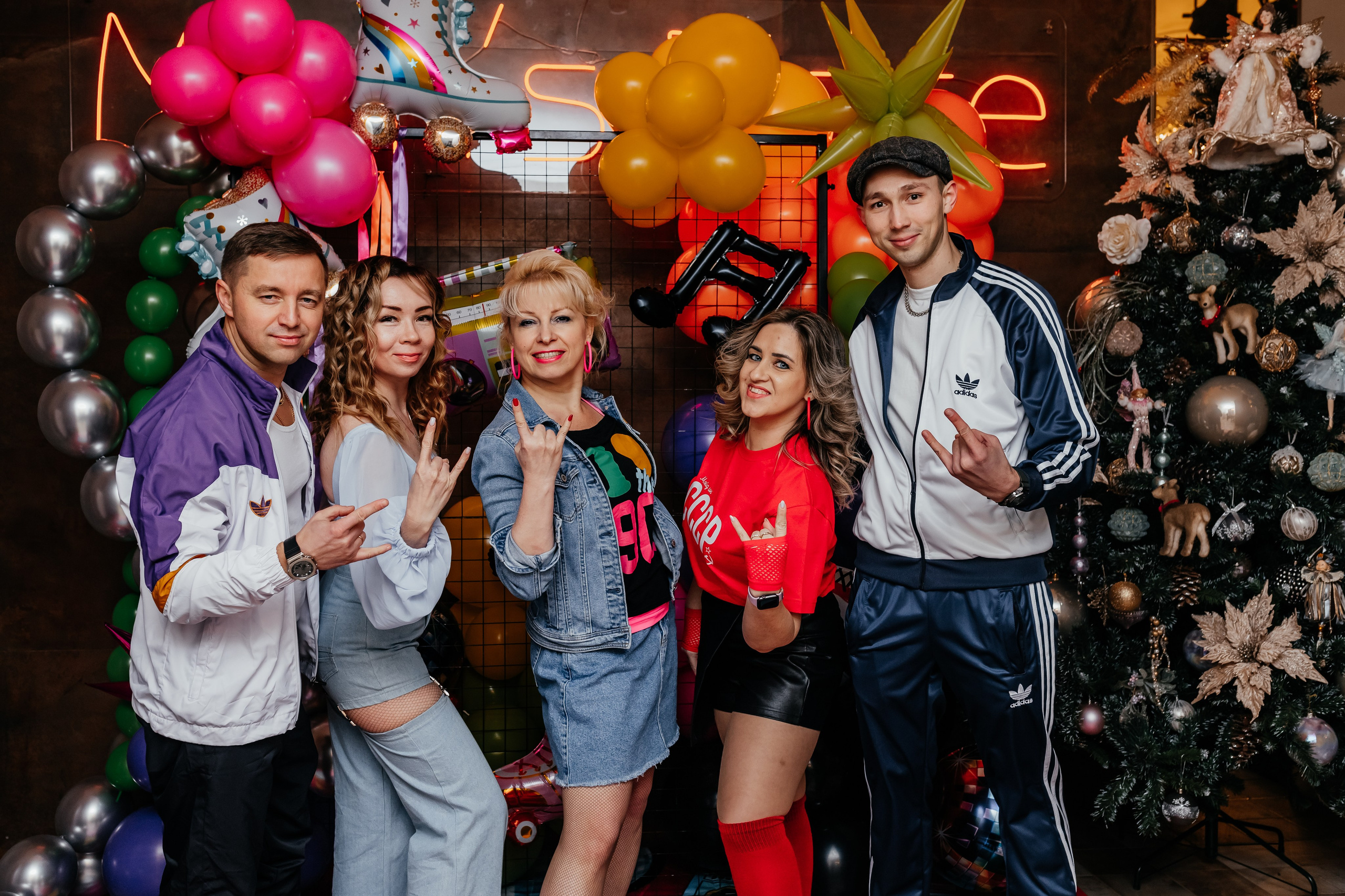 Корпоратив 90е. Семейный и домашний фотограф в Москве и МО Королева Валерия