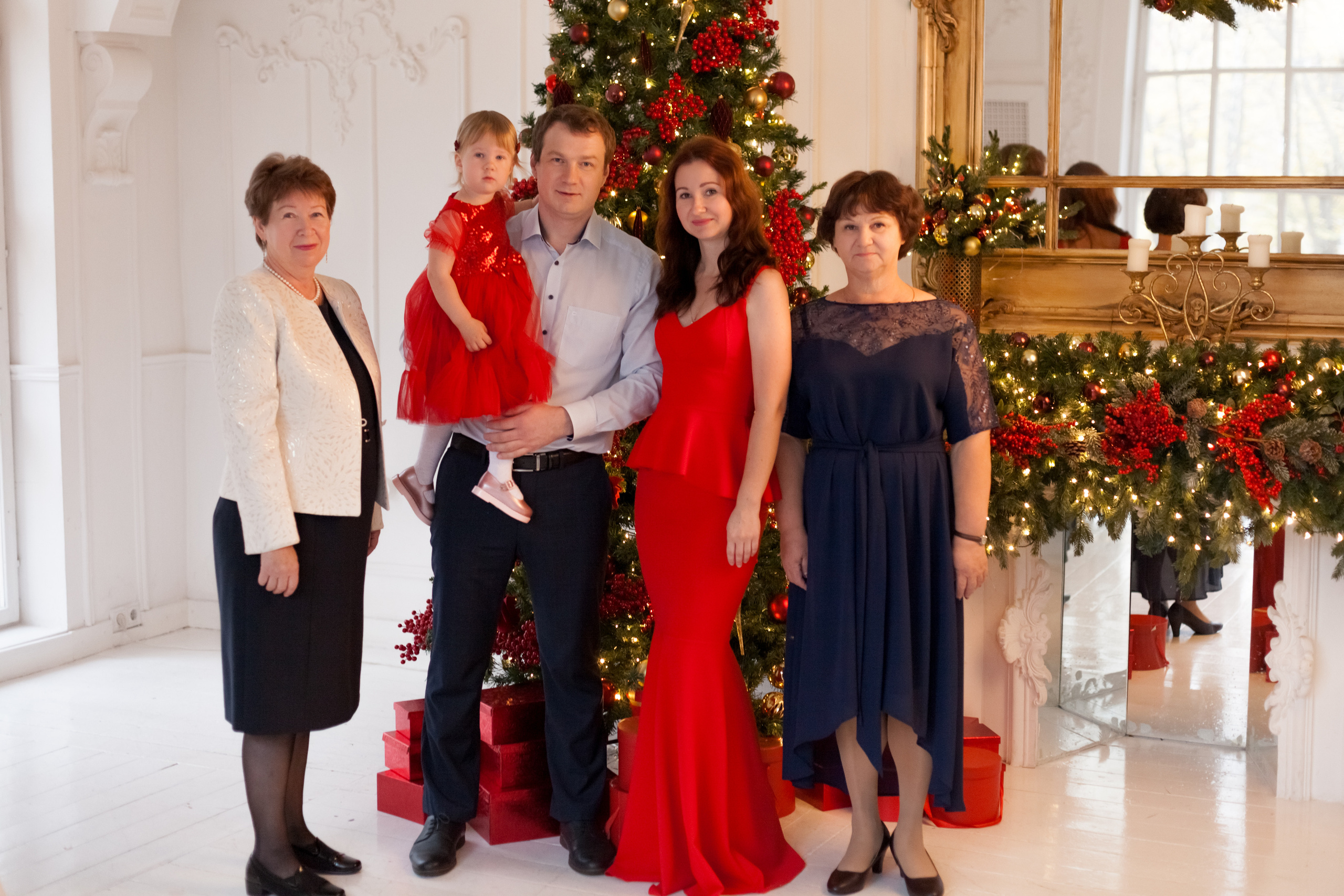 Новогодние семейные фотосессии в Москве