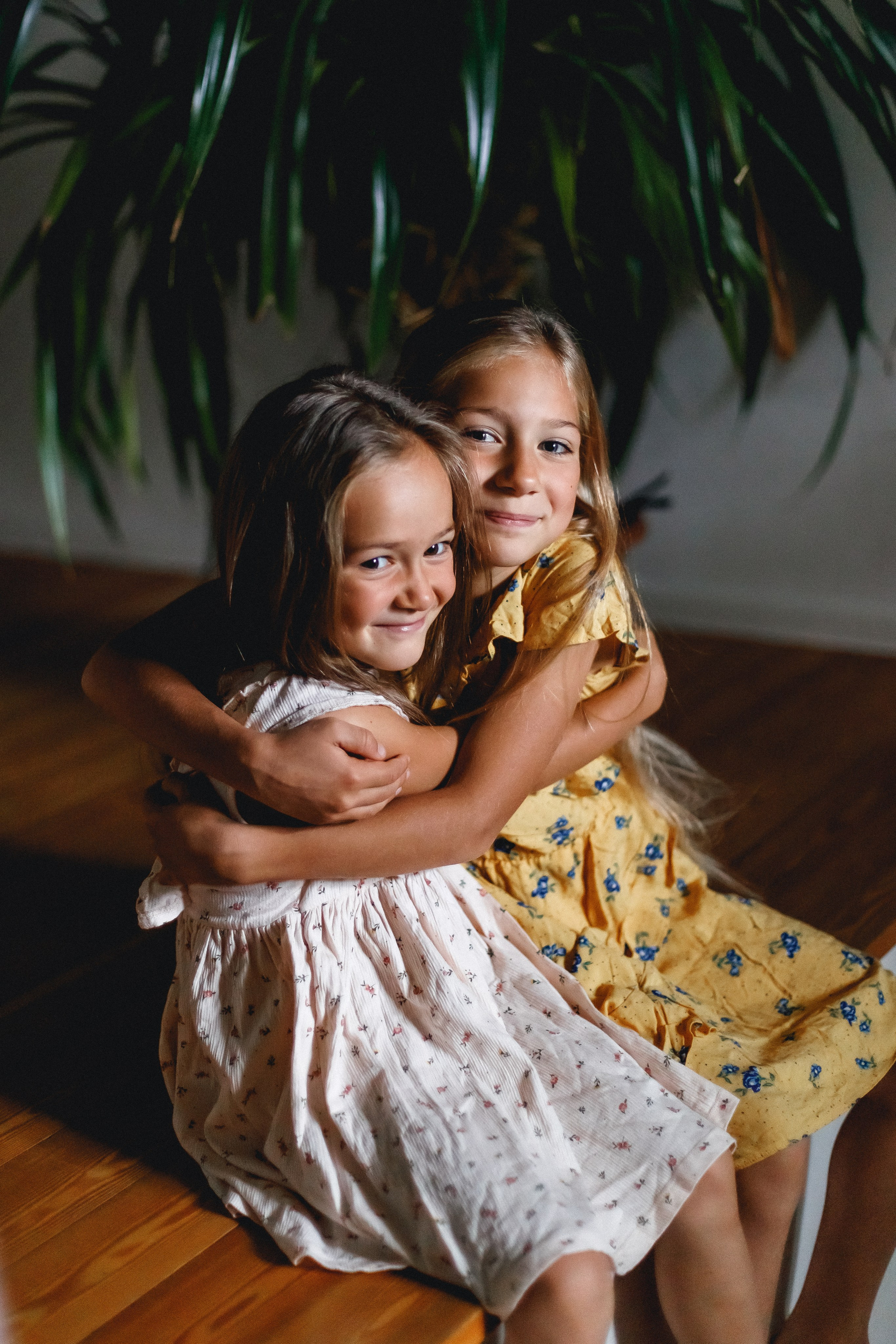 Настя и дочери. Домашняя съёмка. Фотограф в Москве Базанова Дарья