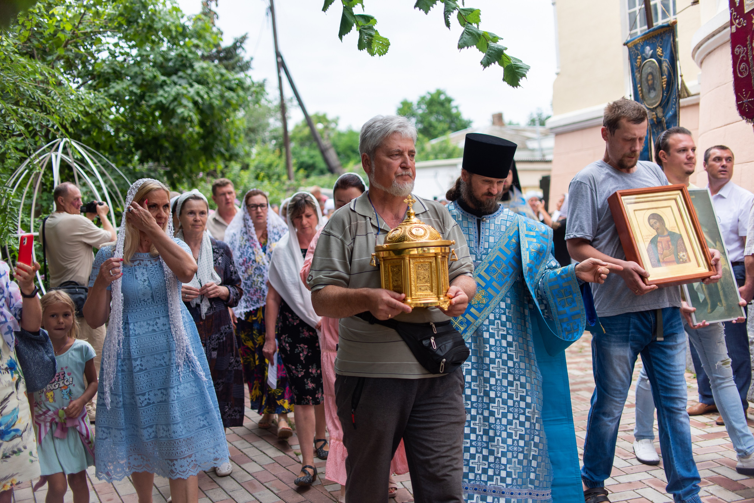 Празднование в честь явления иконы Пресвятой Богородицы в Казани 21.07.2023. Семейный и свадебный фотограф в Феодосии и Коктебеле