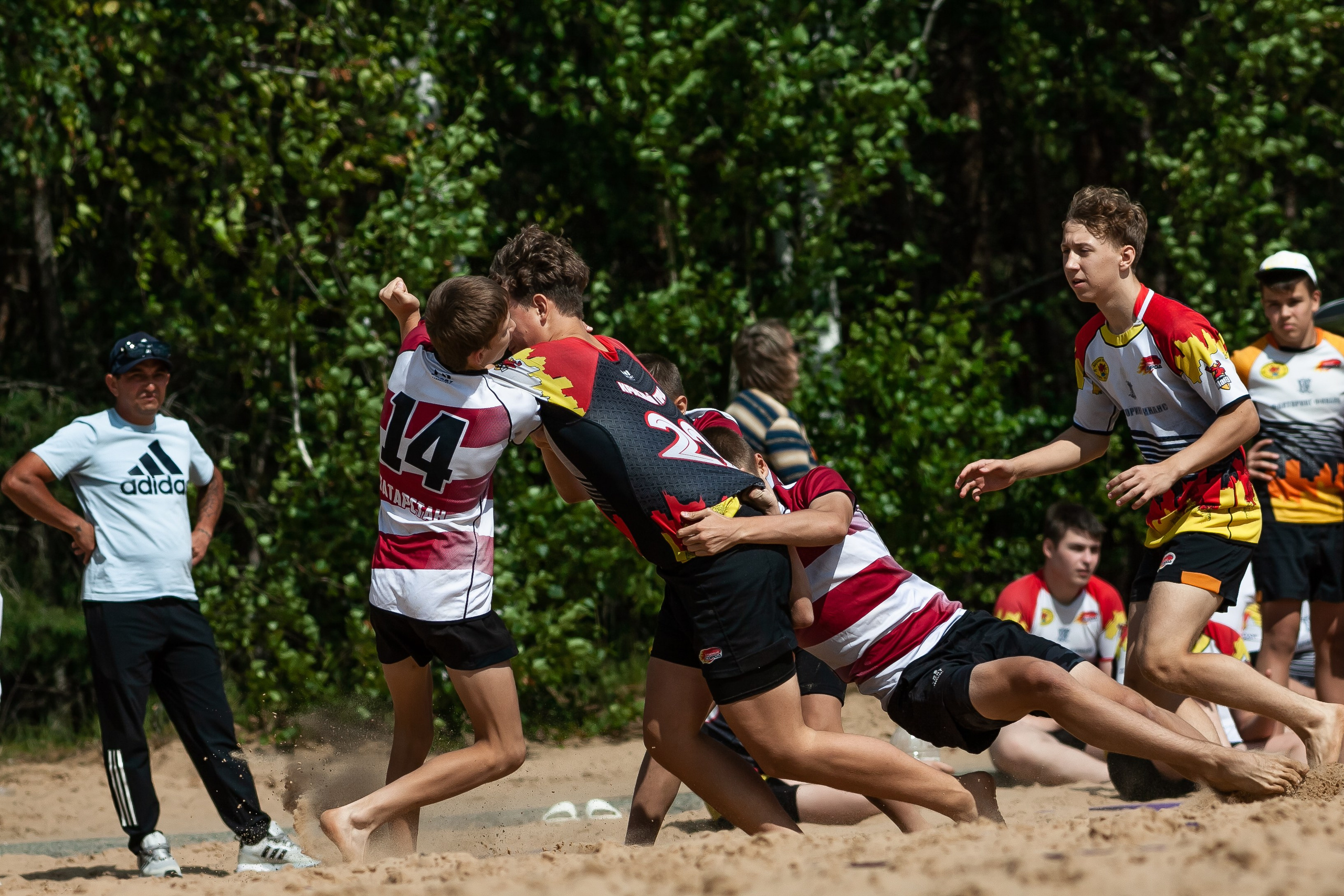 «Кубок «Молота» по пляжному Регби. Фотография