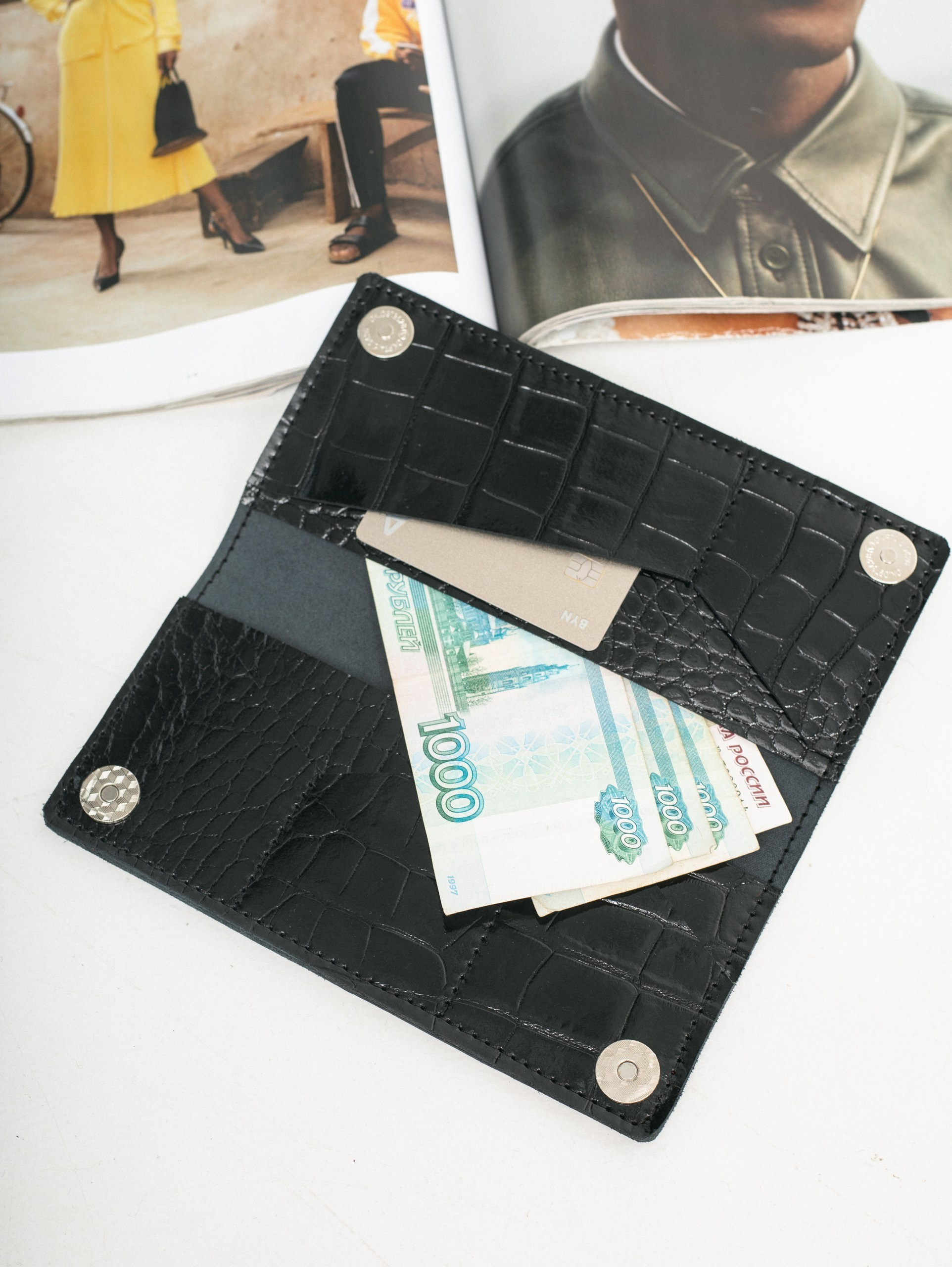 Модель 3КС04. Бренд Alligatore Biaco — это изящные изделия из натуральной кожи