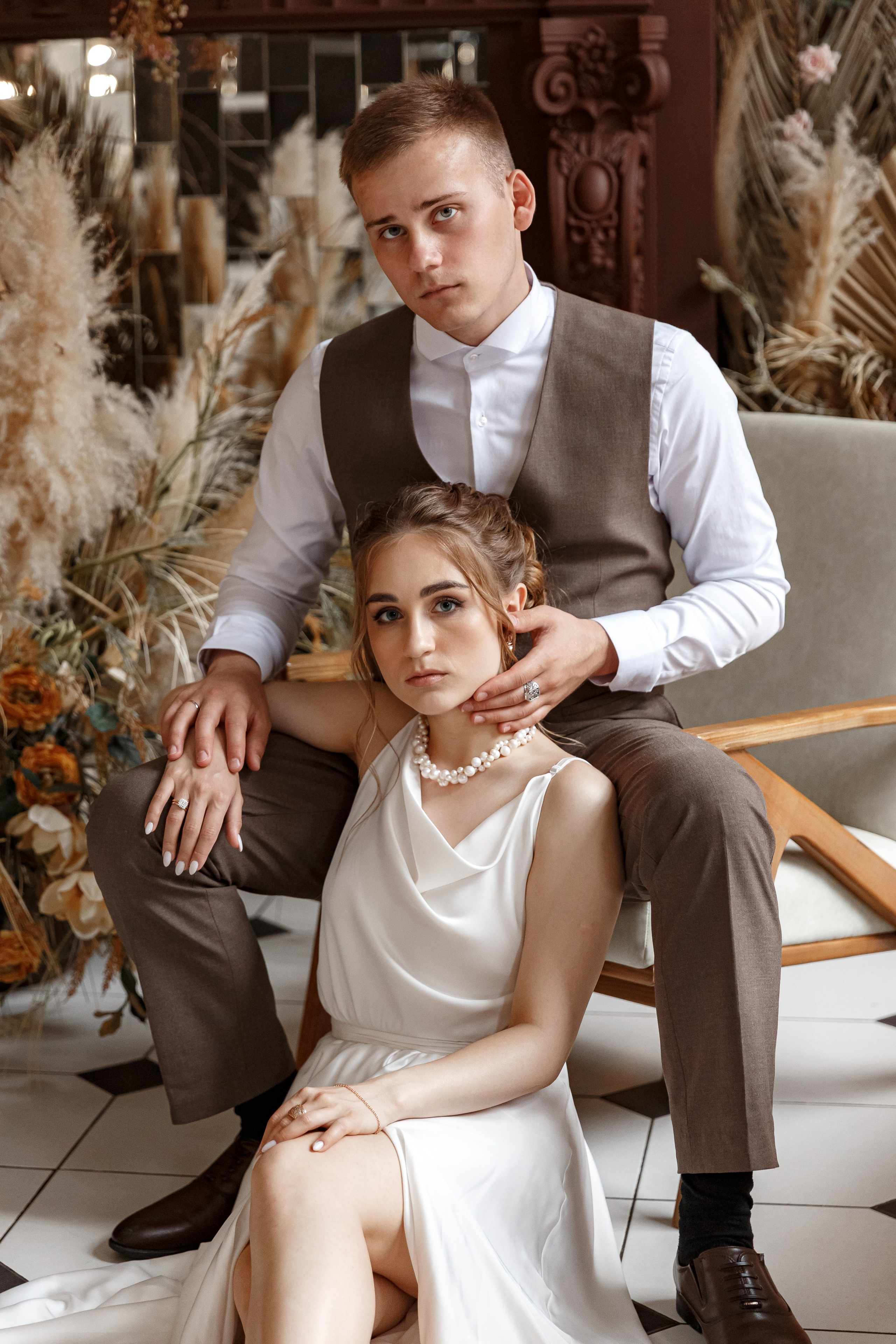 Свадебная фотосессия в городе и в фотостудии. Свадебный фотограф Москва и МО Сергей Киржаев