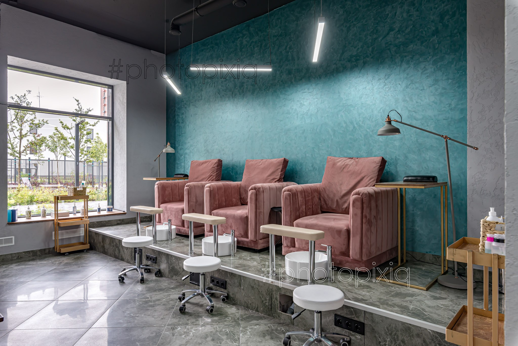 Интерьерная съёмка салона красотыPoint Beauty. Интерьерная съёмка и виртуальные туры — Интерьерный фотограф Кузнецов Сергей (photopixiq)