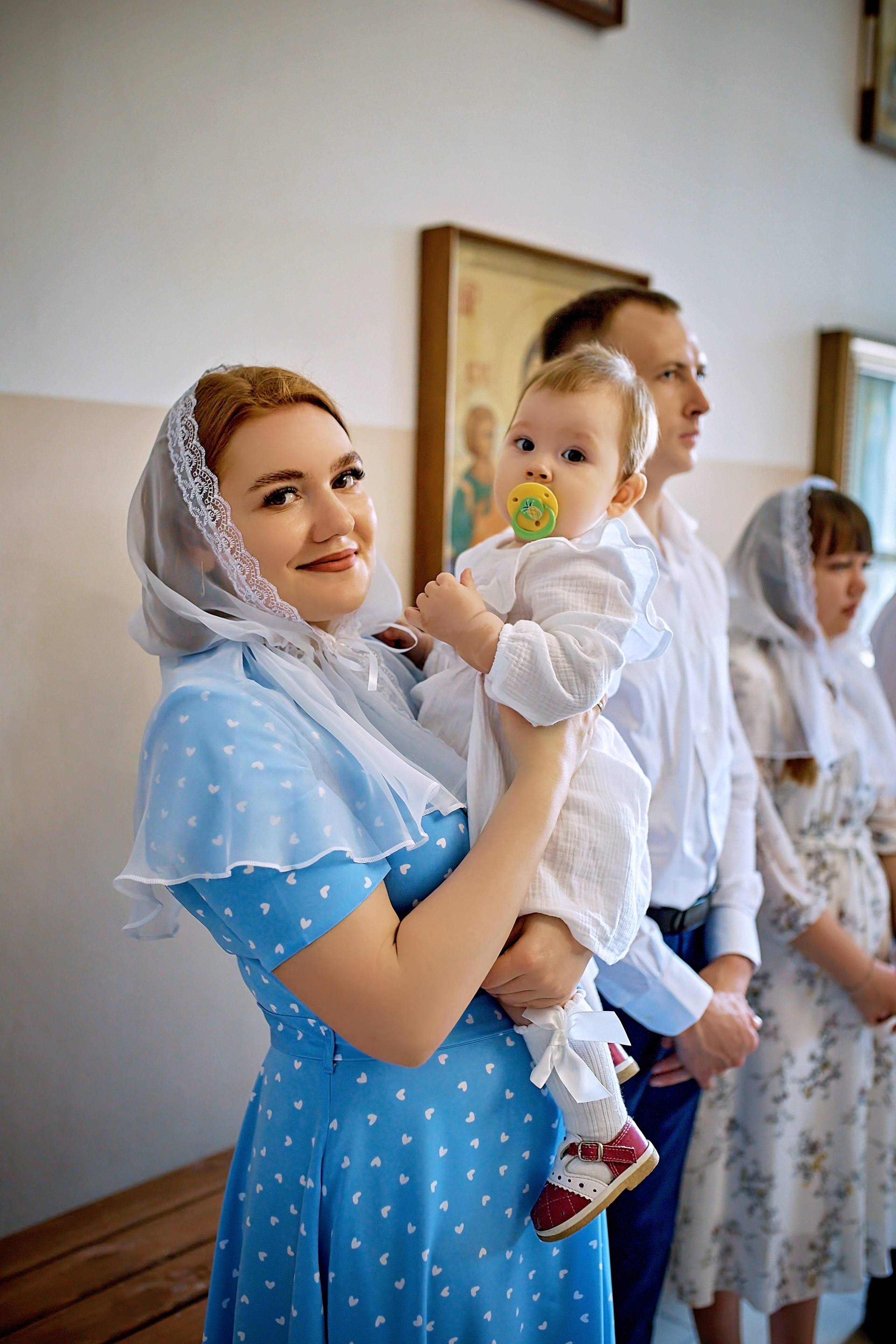 Таинство Крещения Василисы храм Д. Ростовского. Фотограф на Крещение и Венчание в Барнауле