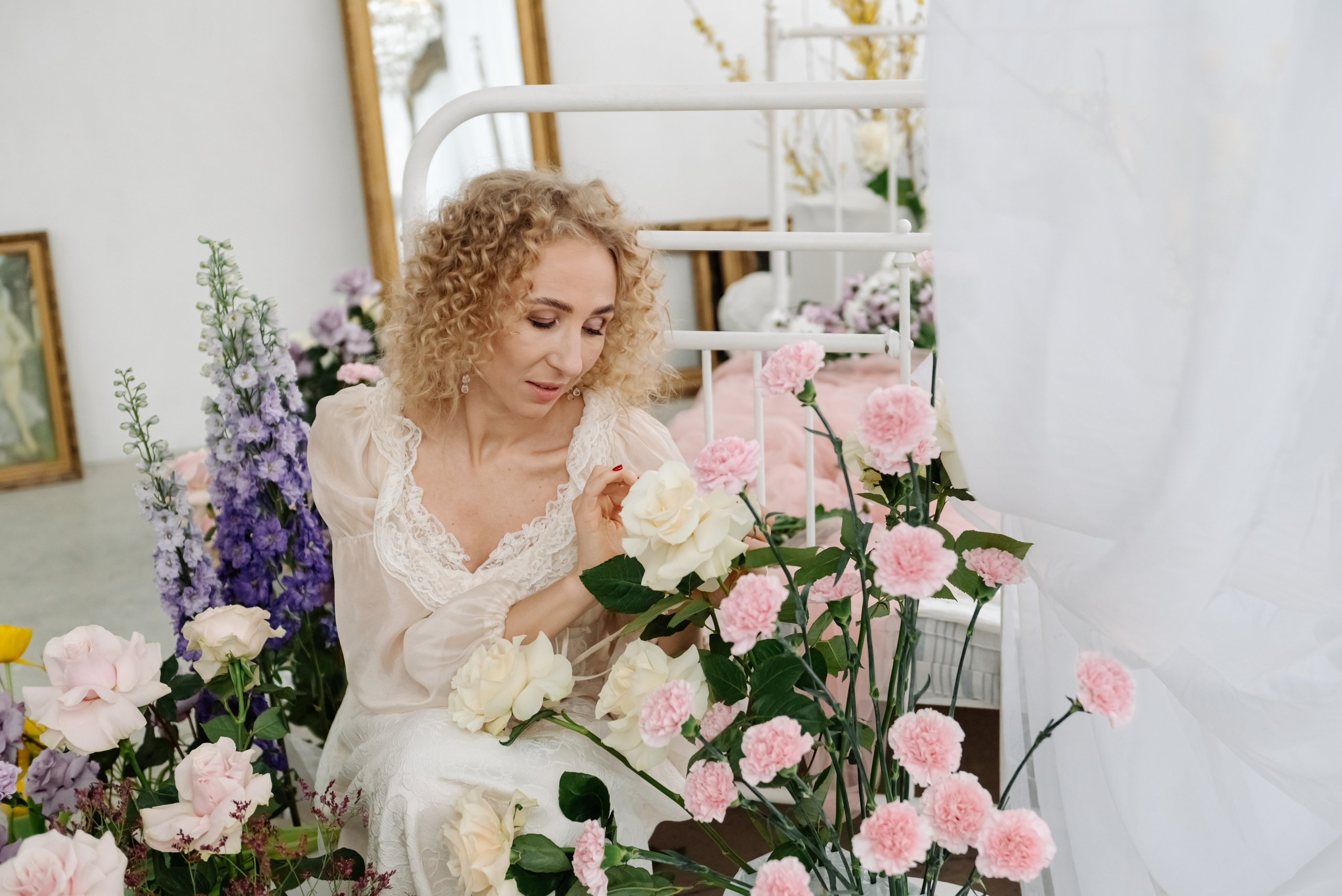 Индивидуальная. Цветочное настроение. Свадебный и сеейный фотограф в Санкт-Петербурге Елена Худякова