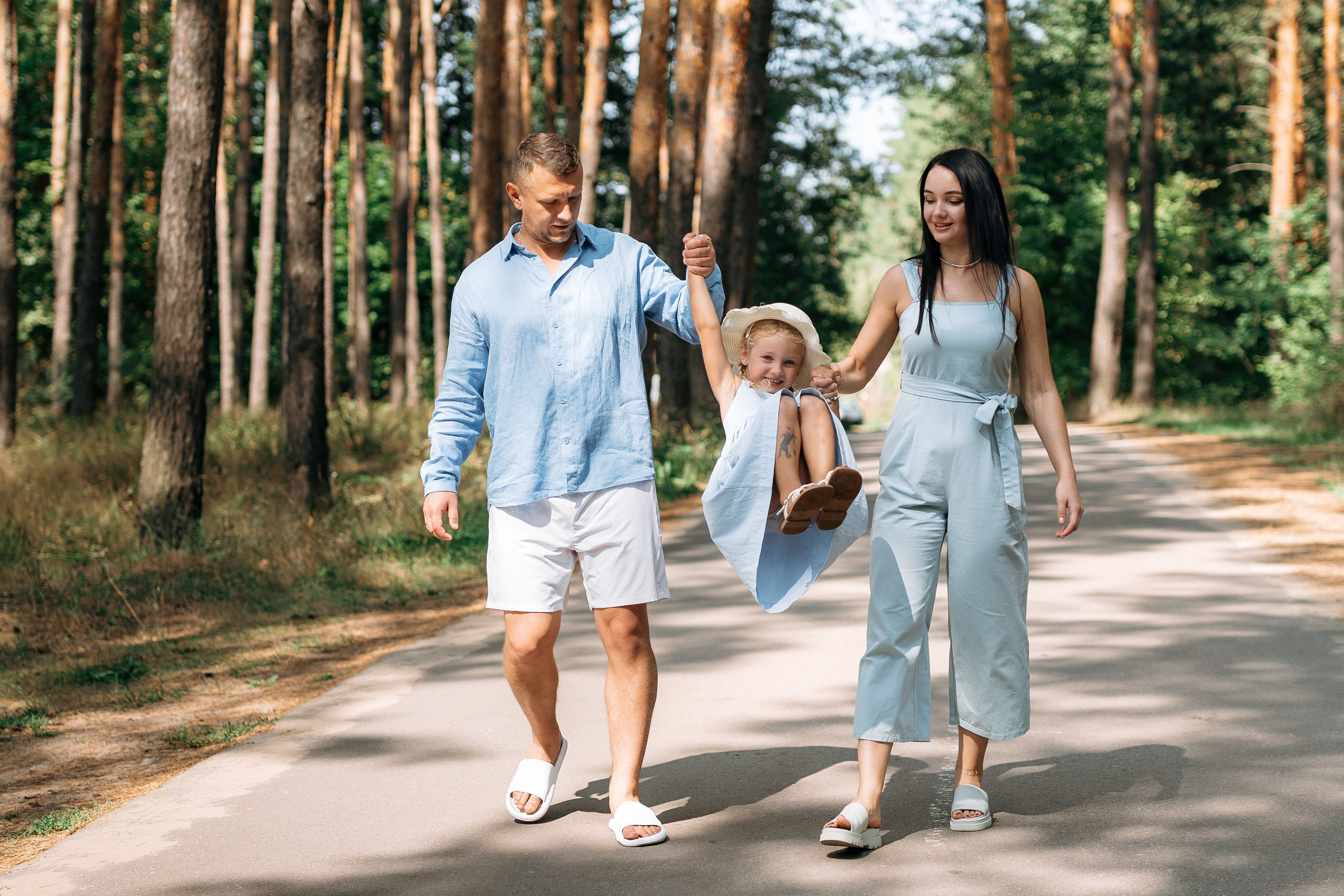 Фотосессия на природе для семьи Уваровых. Тамбов, база отдыха Берендей. Свадебный фотограф в Тамбове Павел Четвертков