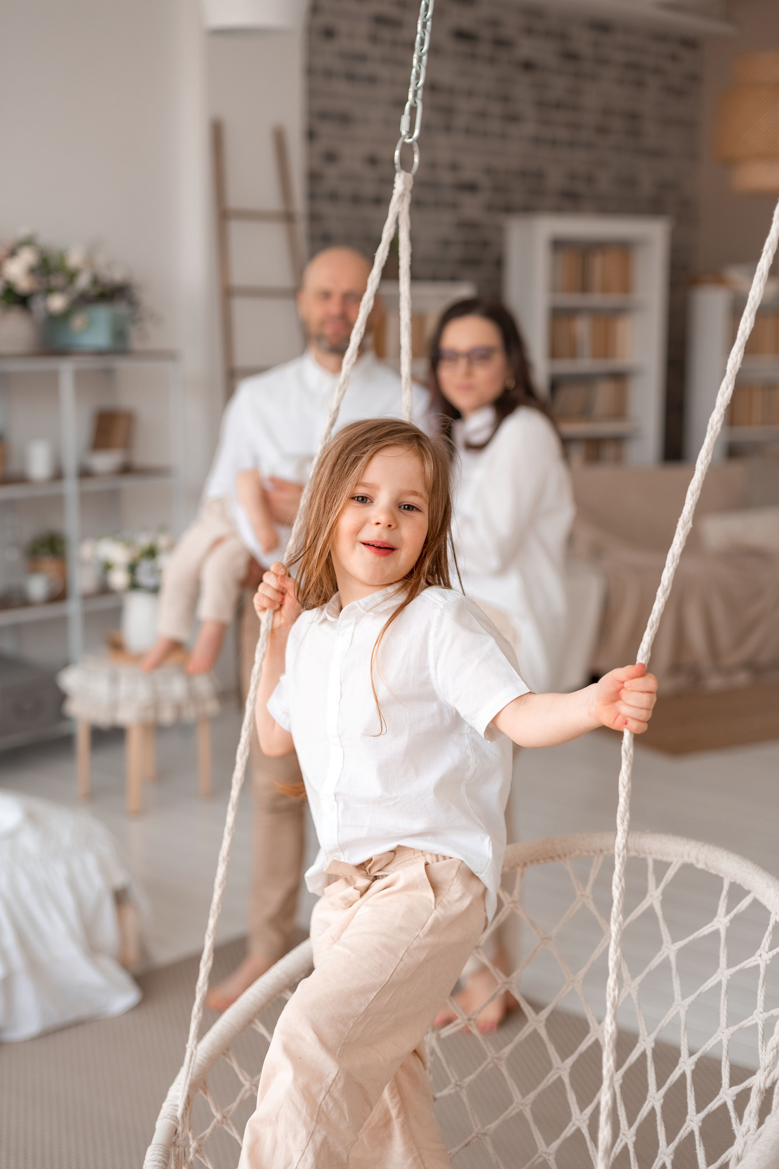 Даша и семья. Фотограф Юлия Кондратьева