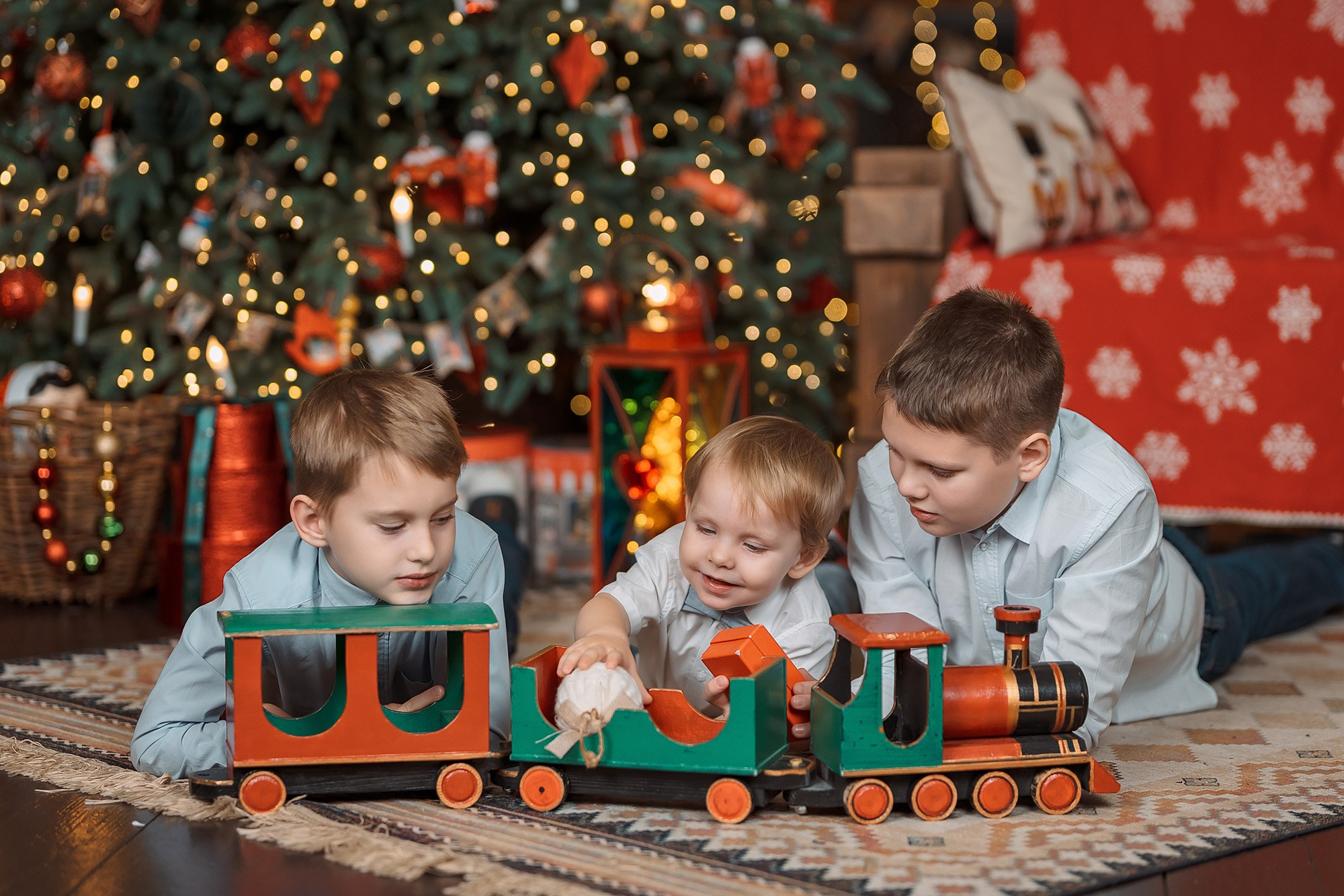 Новогодняя фотосессия в Москве. Фотограф Настя Непогодьева, Москва