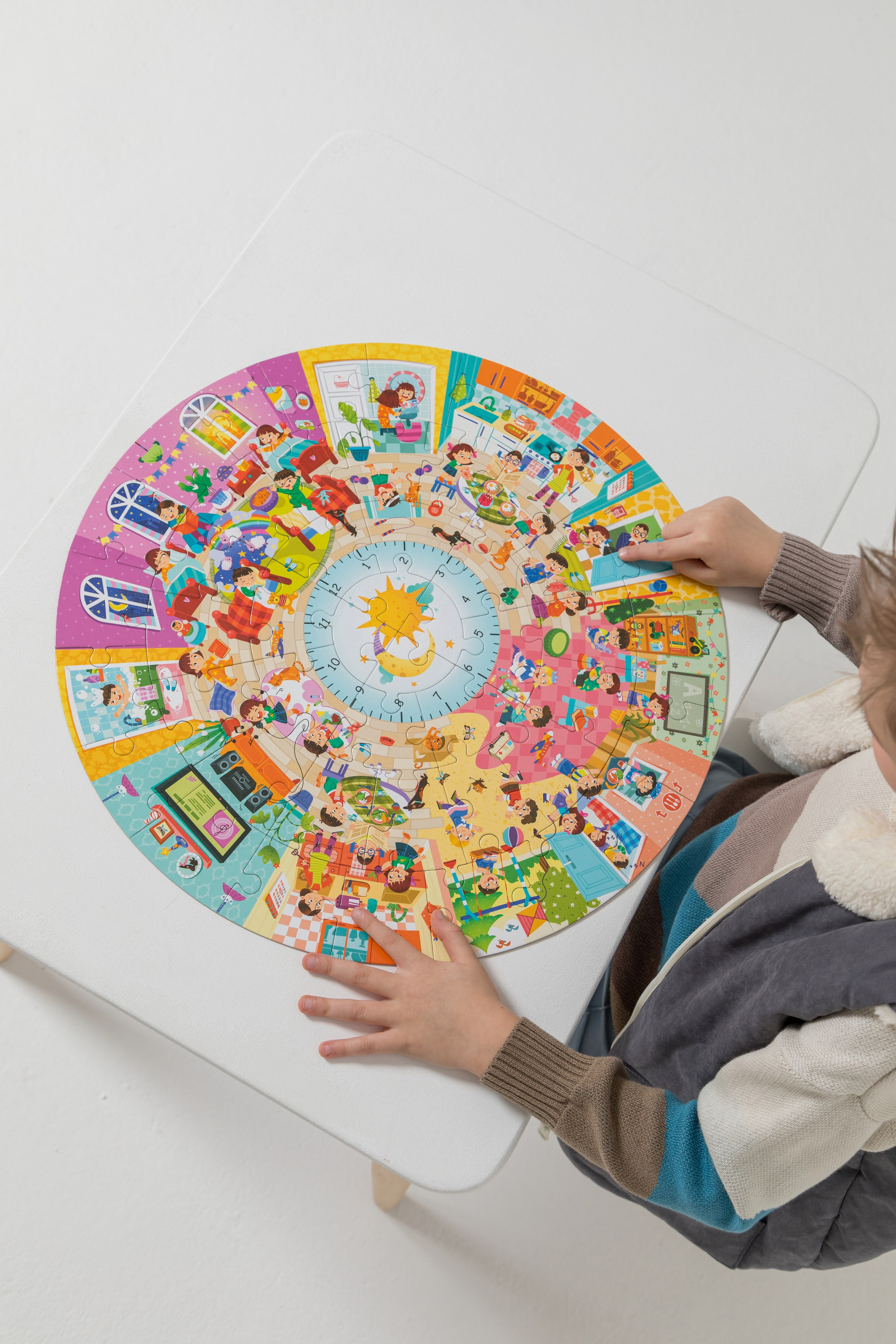 Имиджевая и каталожная съёмка для бренда детских пазлов. Детский и контент фотограф Надя Волкова Санкт-Петербург