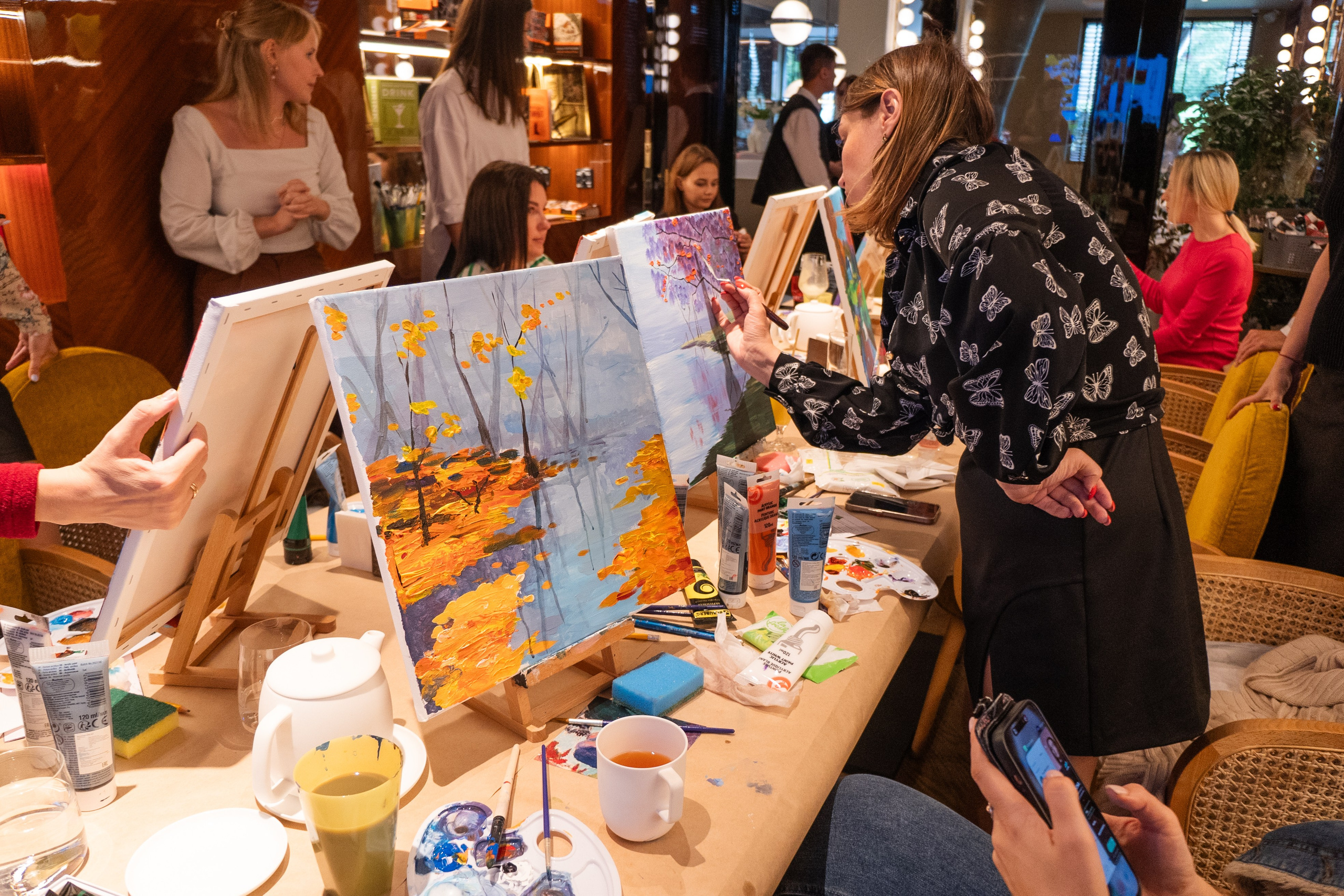 Корпоратив Teach Me Art 3. Портретный фотограф в Москве и Санкт-Петербурге Арина Чех