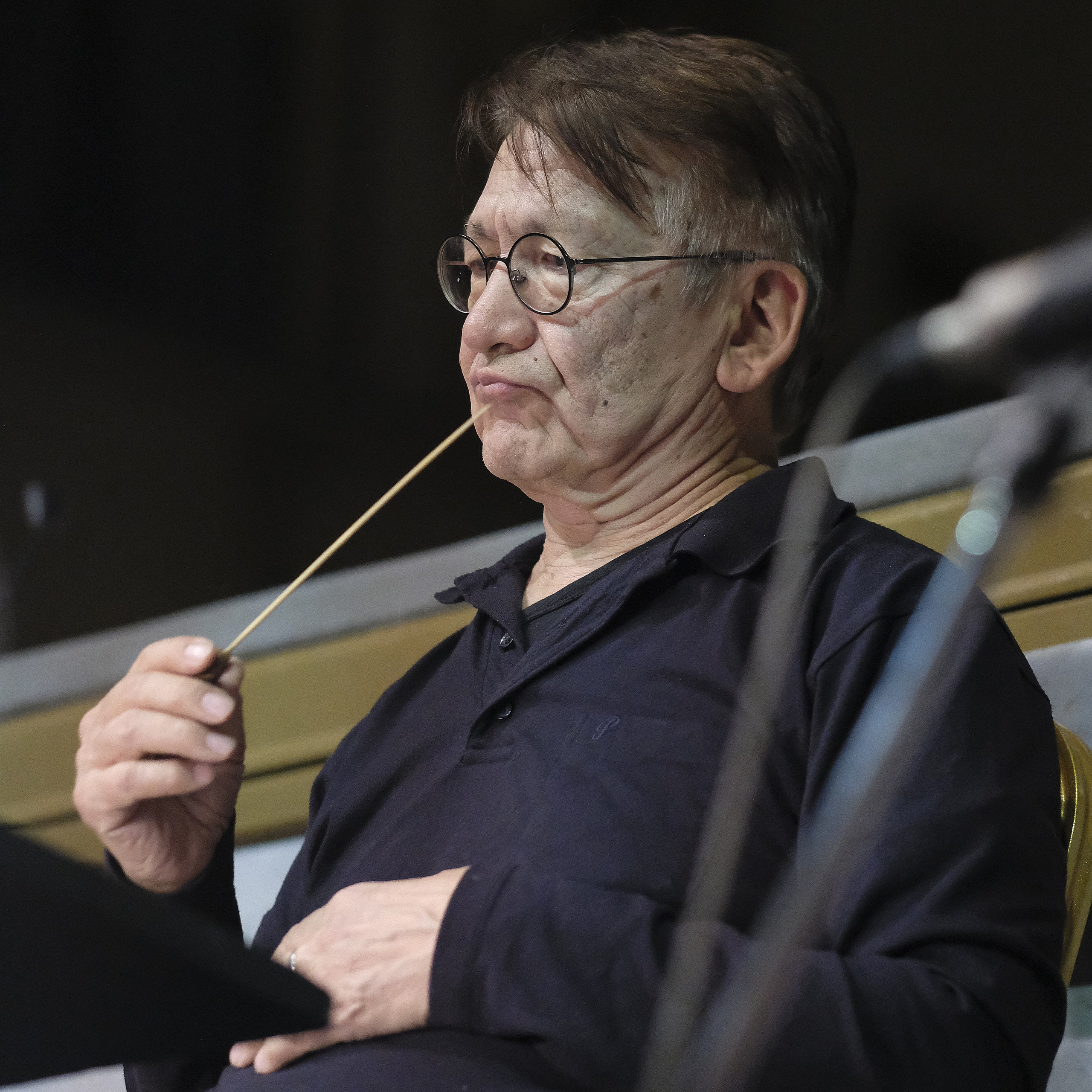 20.01.2021 Репетиция "Травиаты" КНАТОБ им.Абая, Алматы, Казахстан Ренат Салаватович Салаватов – заслуженный артист России, народный артист Татарстана, Заслуженный деятель Казахстана, лауреат государственной премии Республики Татарстан имени Габдуллы Тукая, кавалер ордена "Дружба" РФ, кавалер ордена "Курмет" и ордена "Достык". Дирижер Мариинского театра.