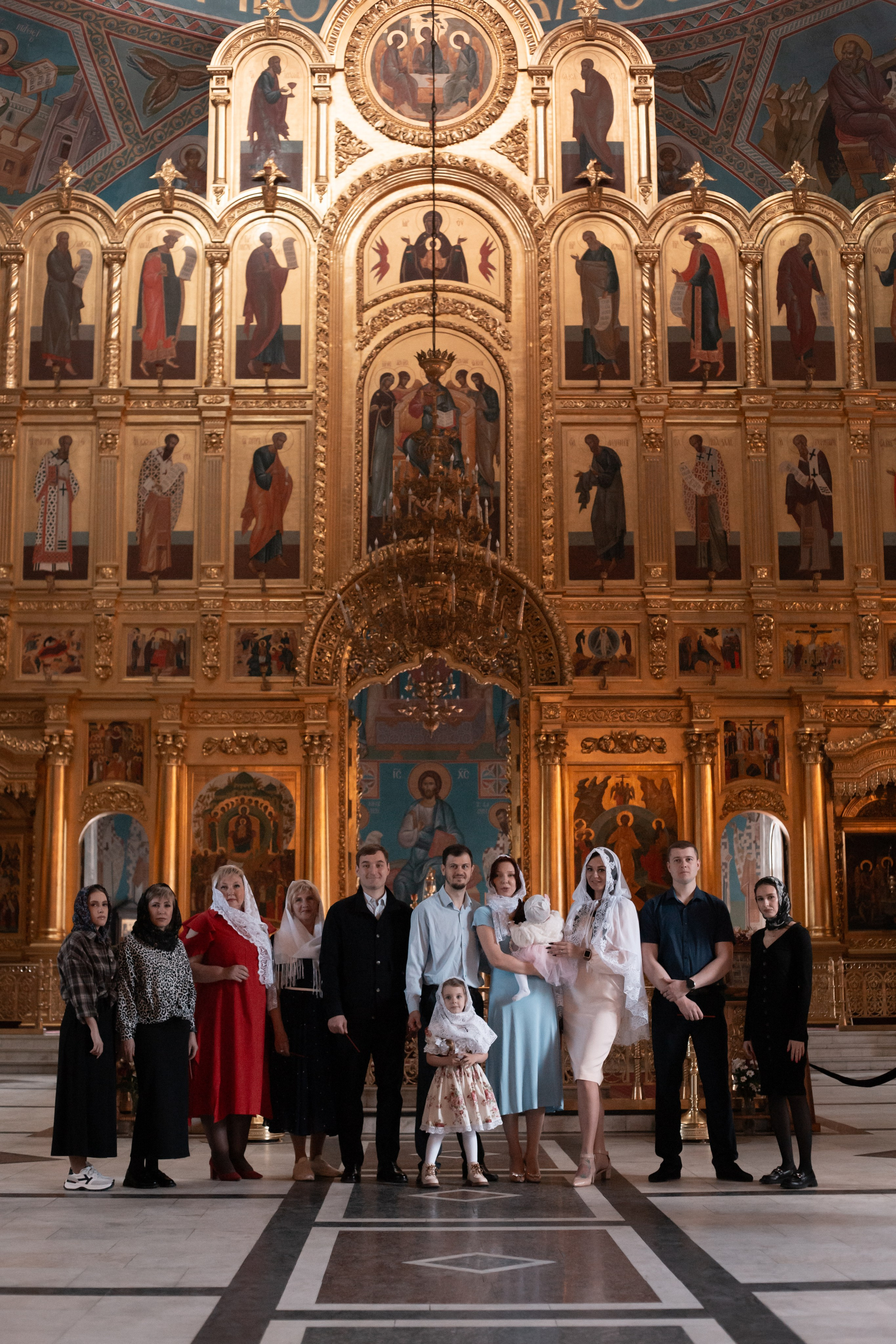 Крещение Виктории в Свято-Троицком кафедральном соборе Калуги