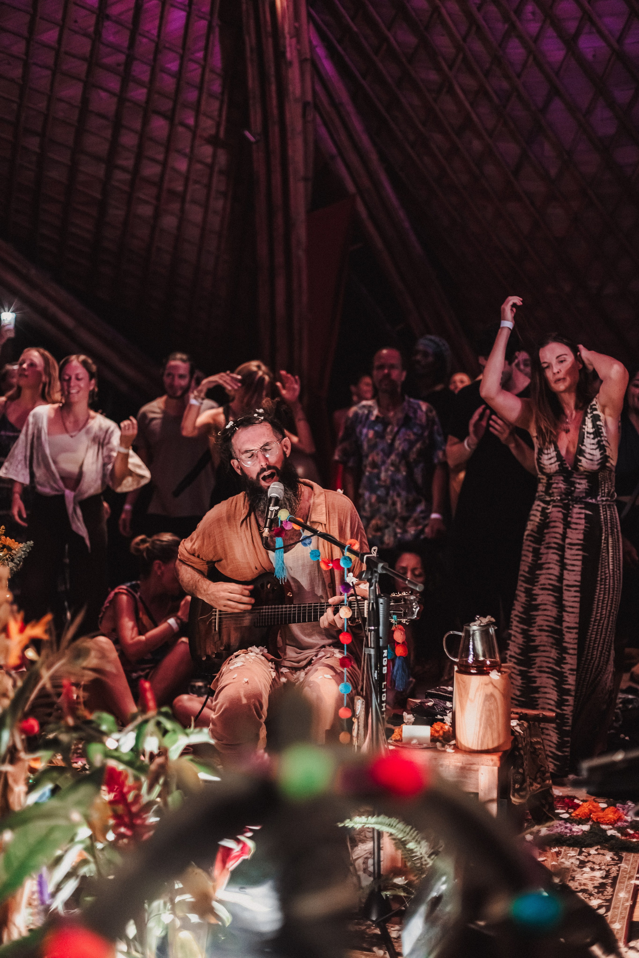 Hanuman Project kirtan at Alchemy march. Mariam Bagdasaryan