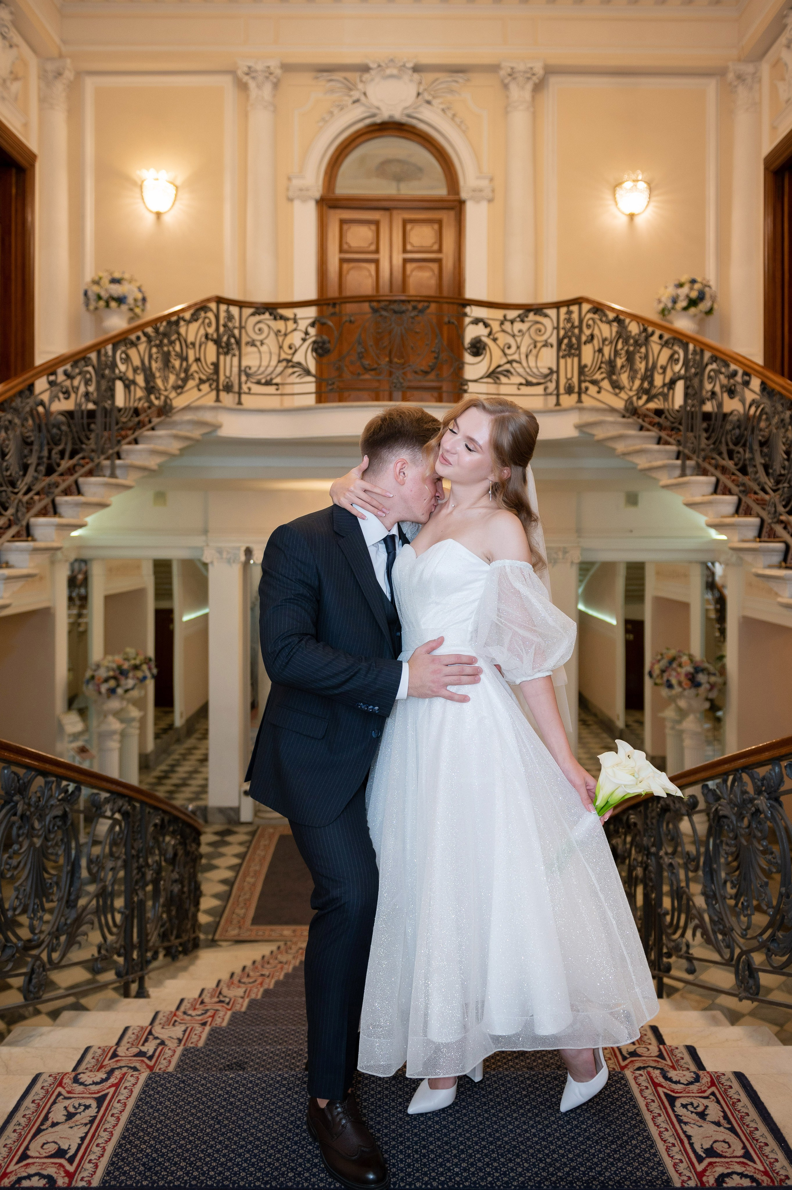 Анастасия и Михаил (Второй Дворец Бракосочетания на Фурштатской улице 52, фотосессия в Таврическом парке). Портретный, семейный и свадебный фотограф в Санкт-Петербурге и в Пушкине Ширяев Денис