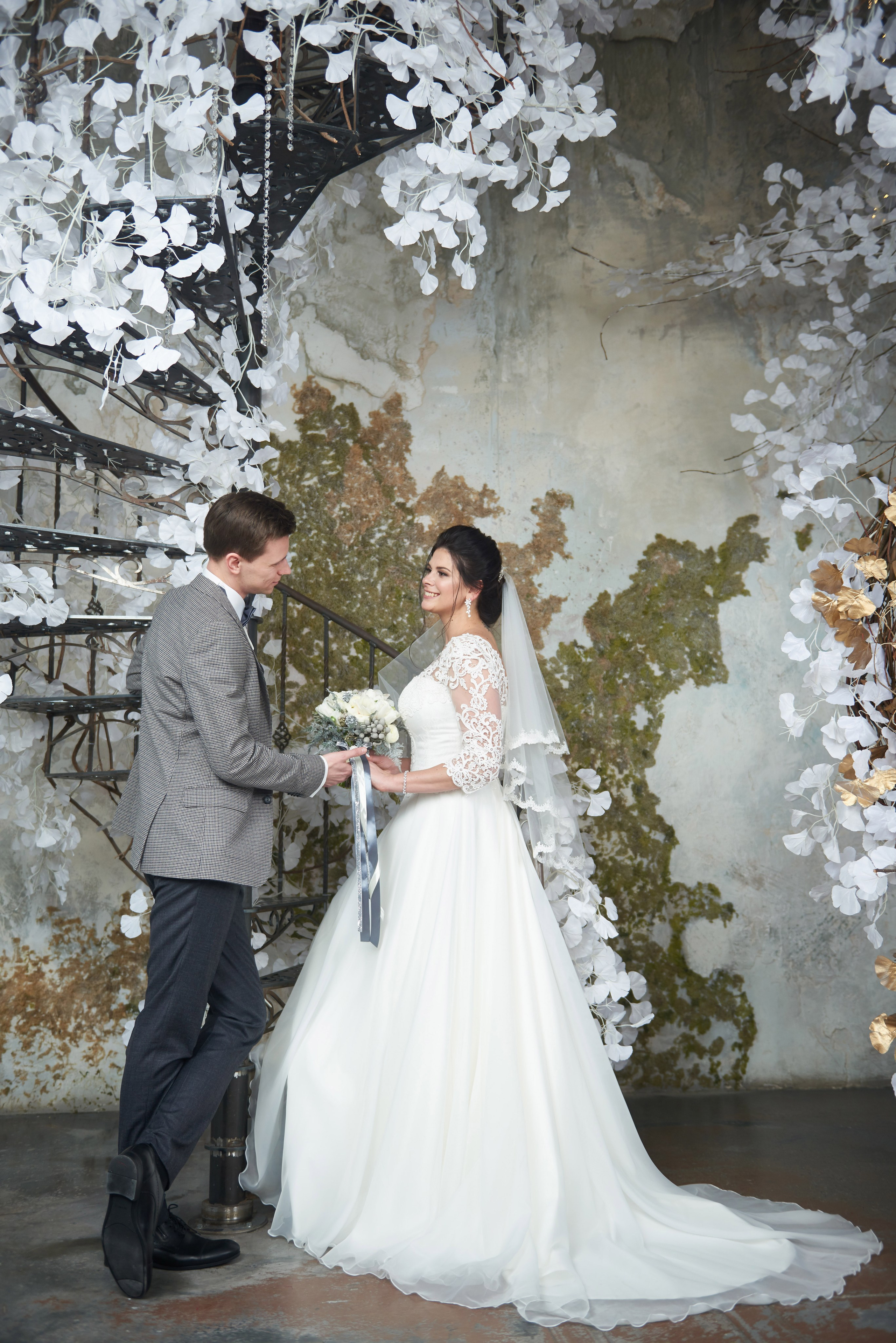 Наталия и Дмитрий (фотосессия в студии). Портретный, семейный и свадебный фотограф в Санкт-Петербурге и в Пушкине Ширяев Денис