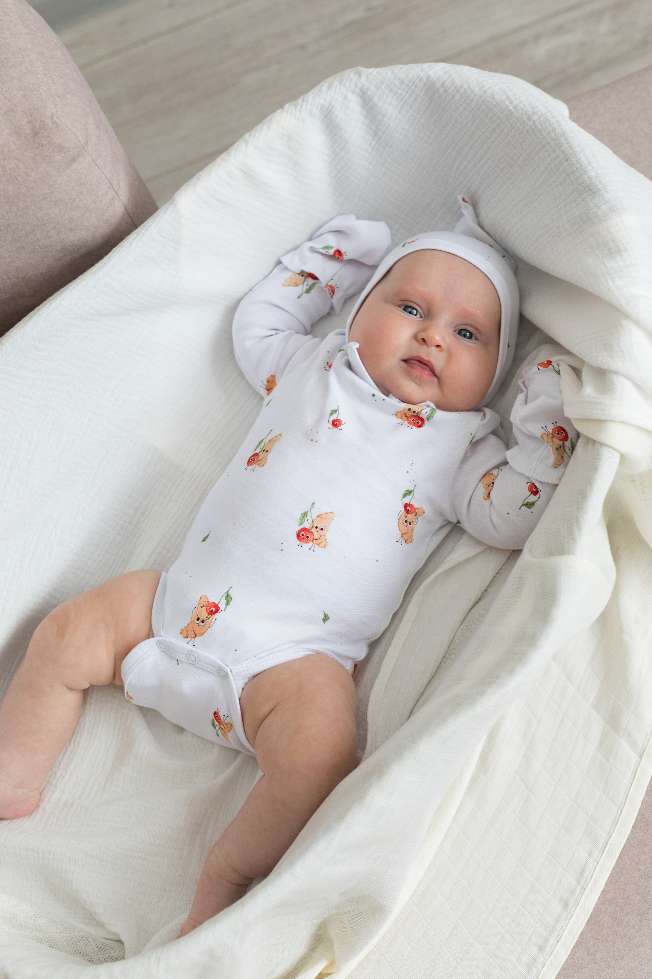 Фотосессия одежды для новорожденных детей. Детский и контент фотограф Надя Волкова Санкт-Петербург