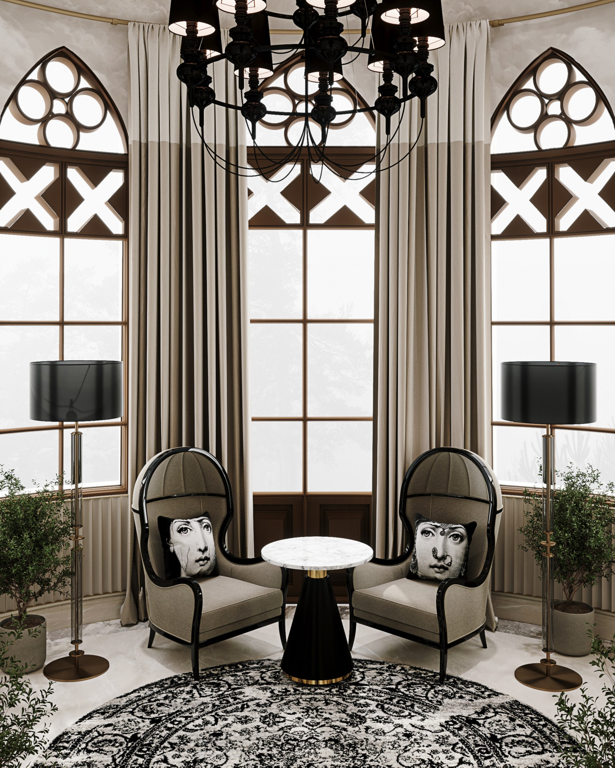 Hotel complex | castle 2nd floor | 2024. 3D Визуализатор Великородная Виктория