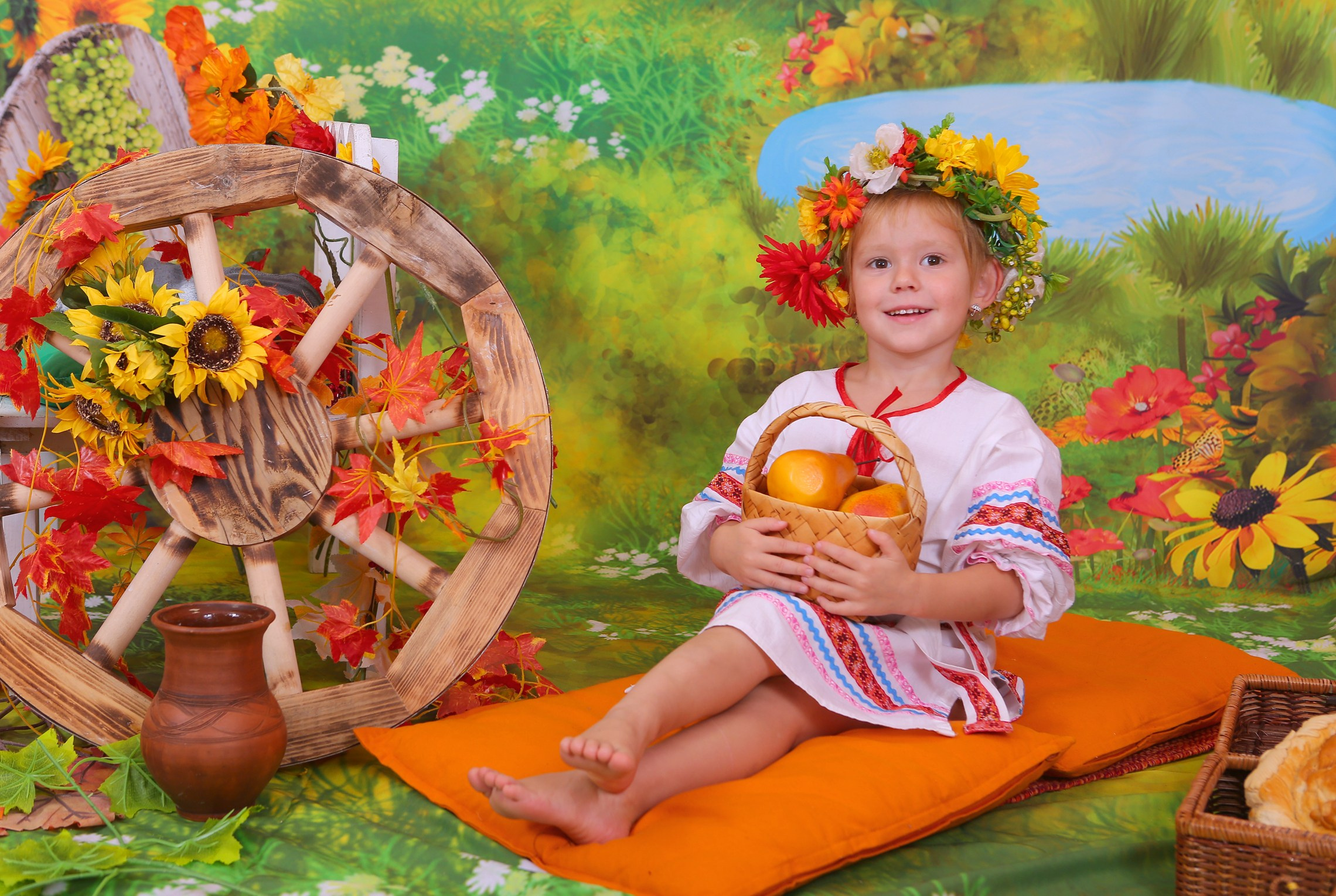 Осень в деревне. Студия детской и семейной фотографии 12кадров