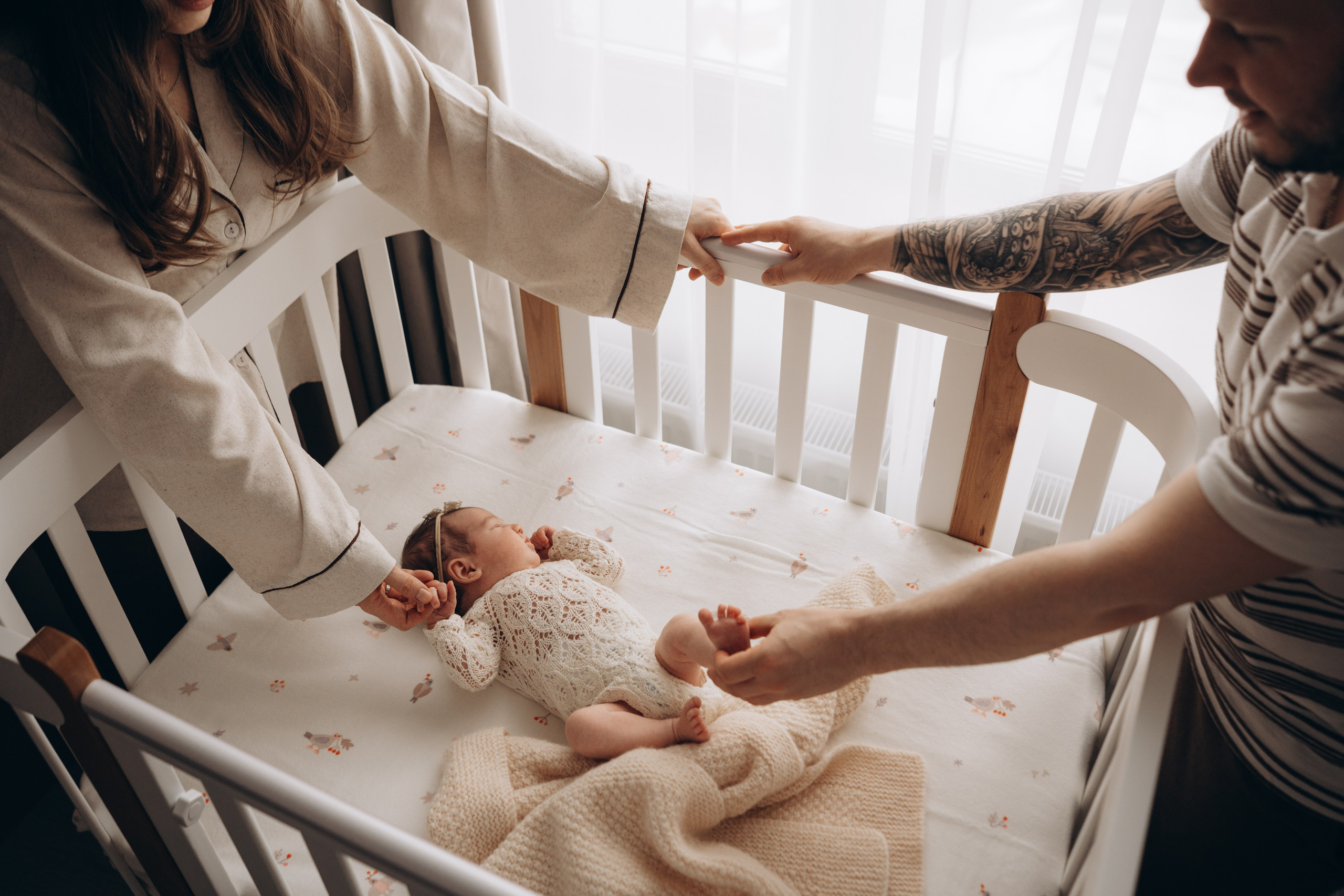 0-2 месяца. Фотограф Новорожденных в Москве. Семейные истории в стиле LIFE