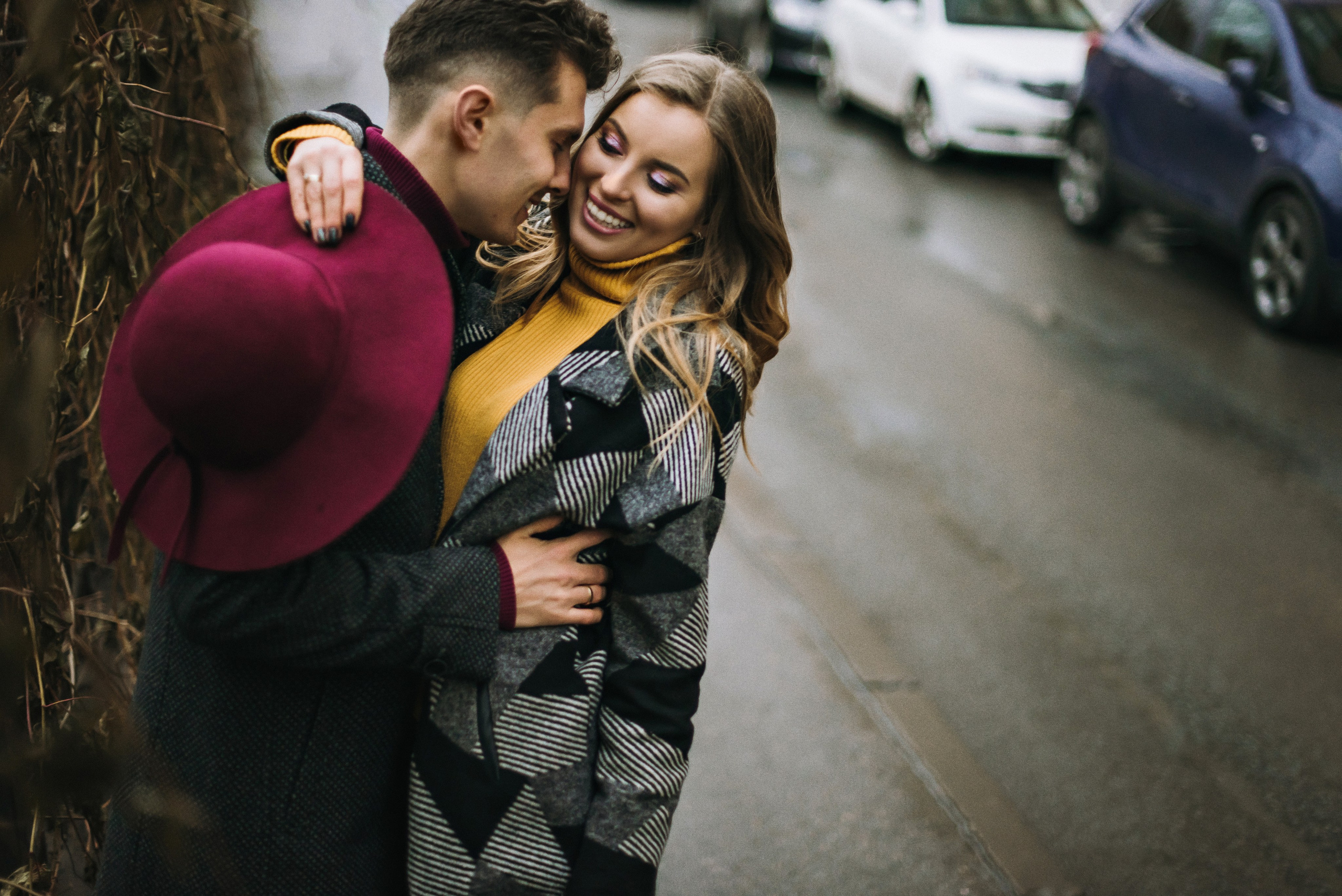 Настя и Игорь. Вечерний центр. Свадебный фотограф в Санкт-Петербурге София Шубик