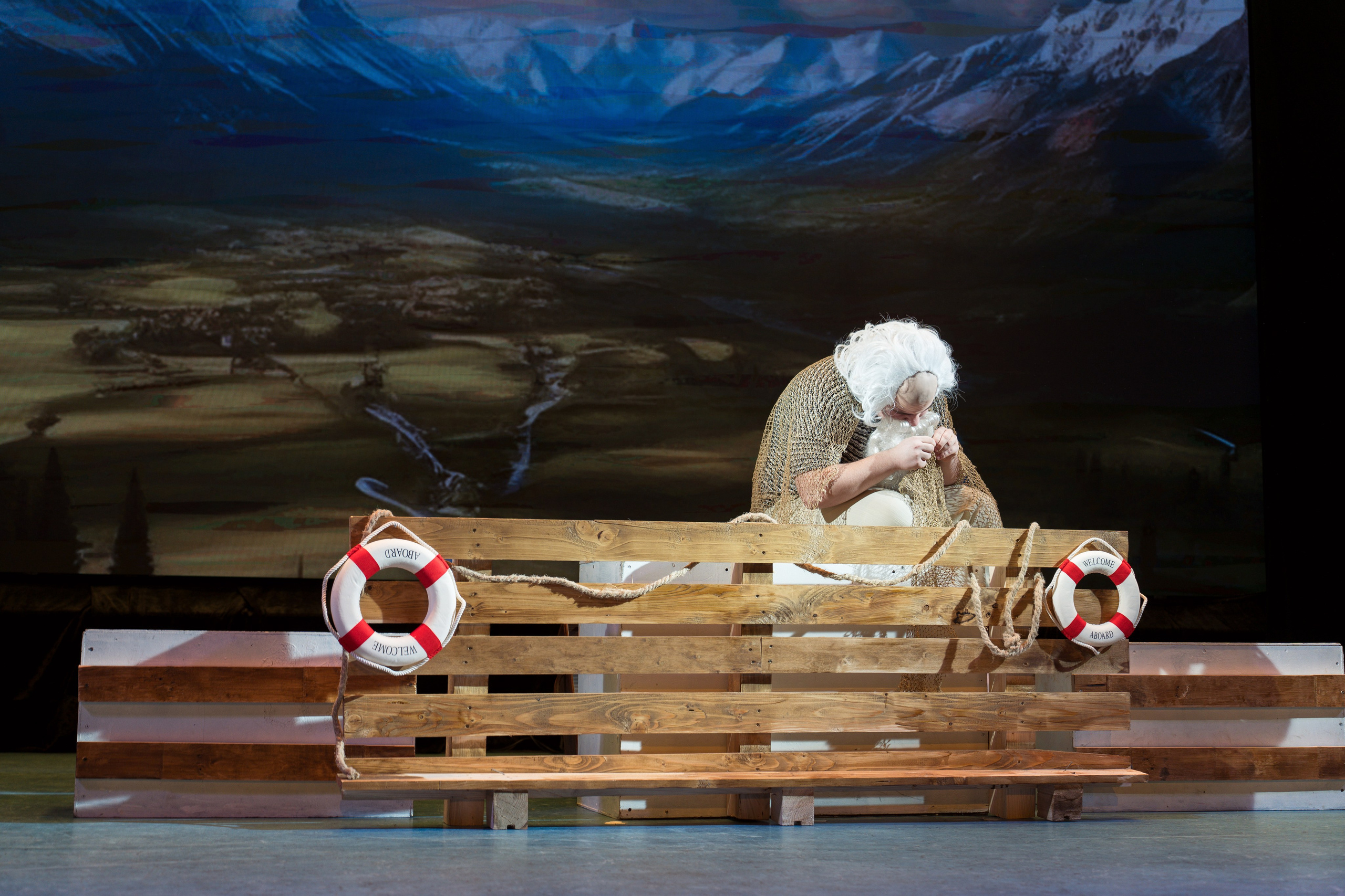 Спектакль «У ковчега в восемь». Репортажная съёмка в Санкт-Петербурге, Константин Петров