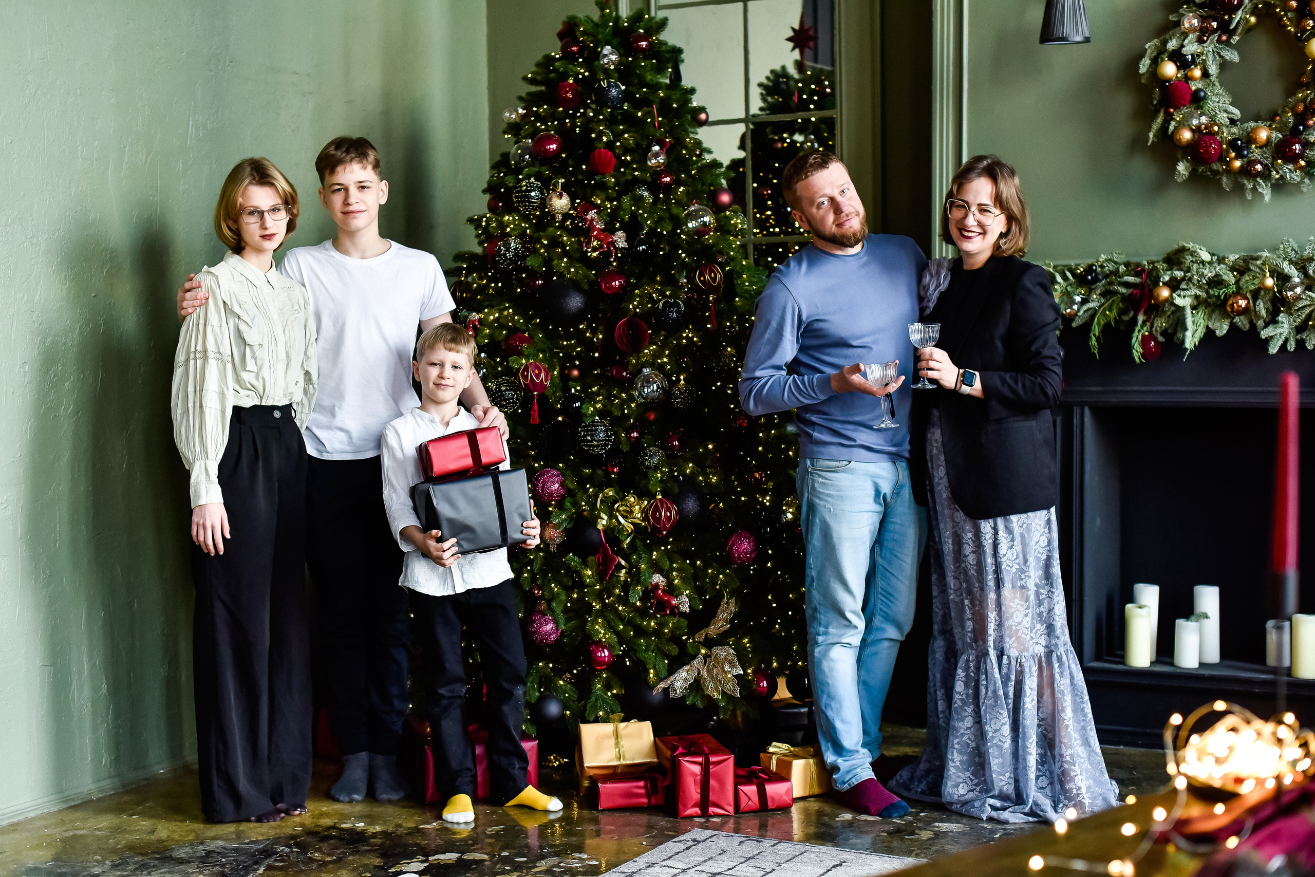 Дружная семья Настеньки