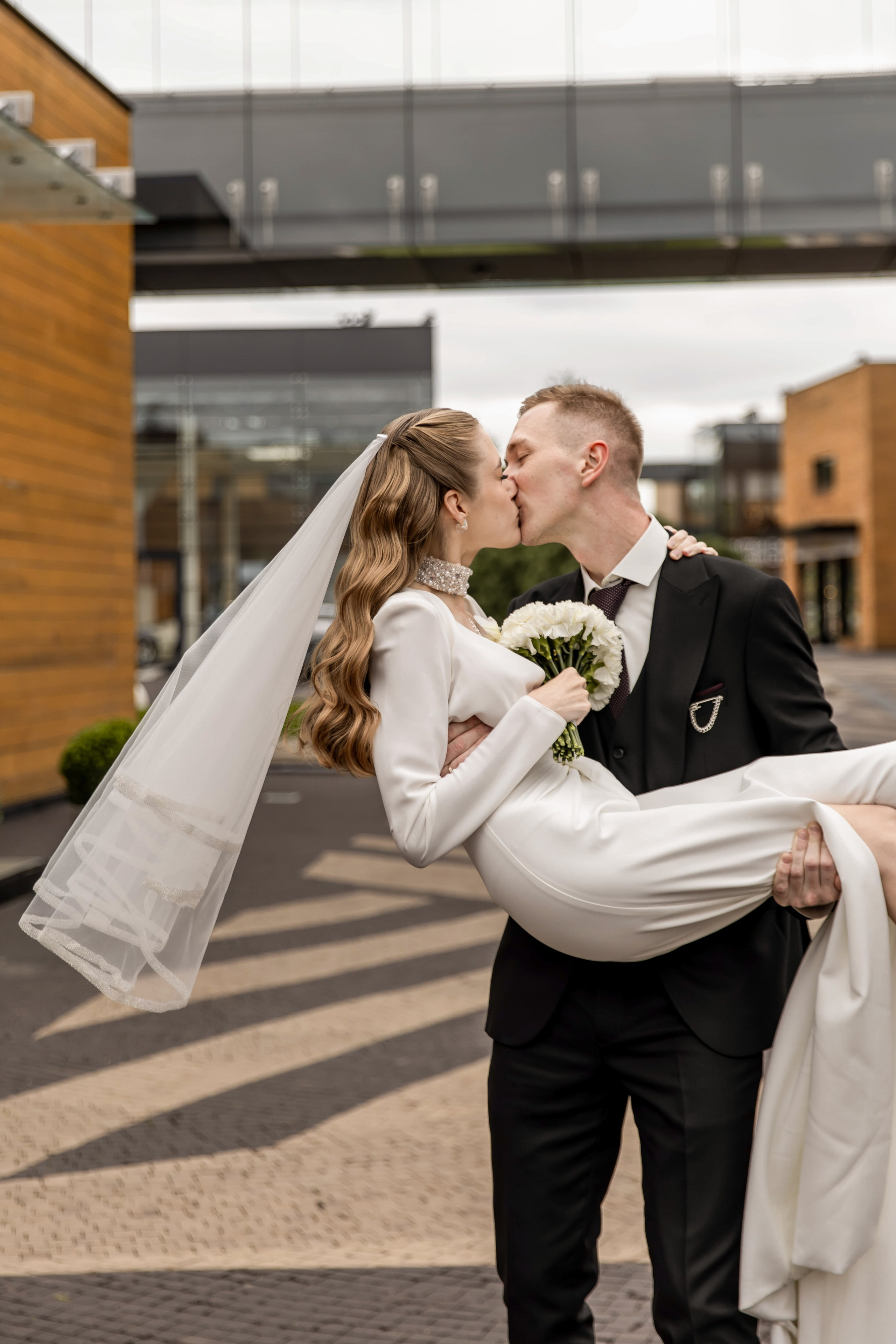 Выездная регистрация + Барвиха + банкет. Свадебный и семейный фотограф в Москве Диана Левченко