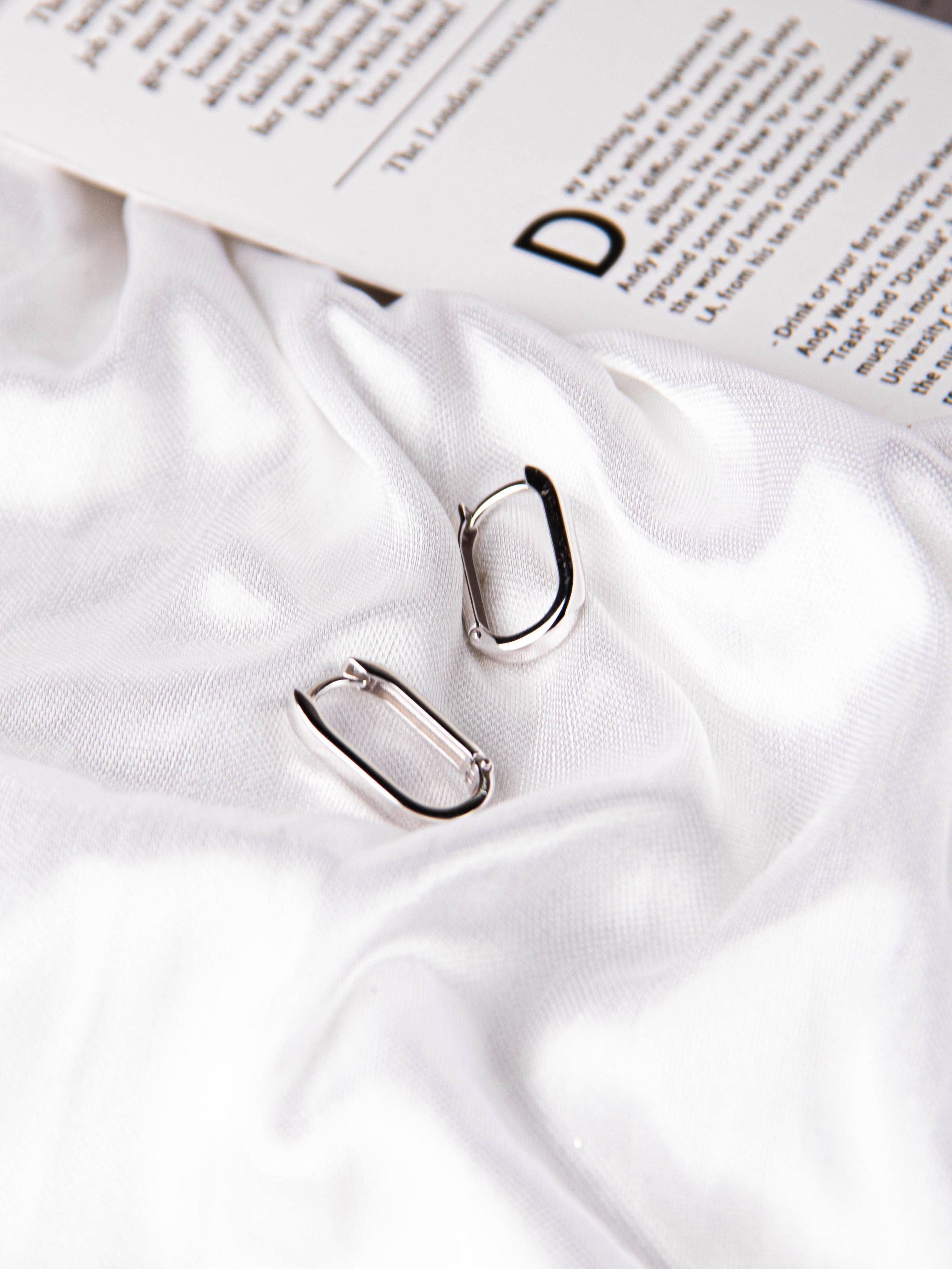 Серьги серебро. «Матрица»