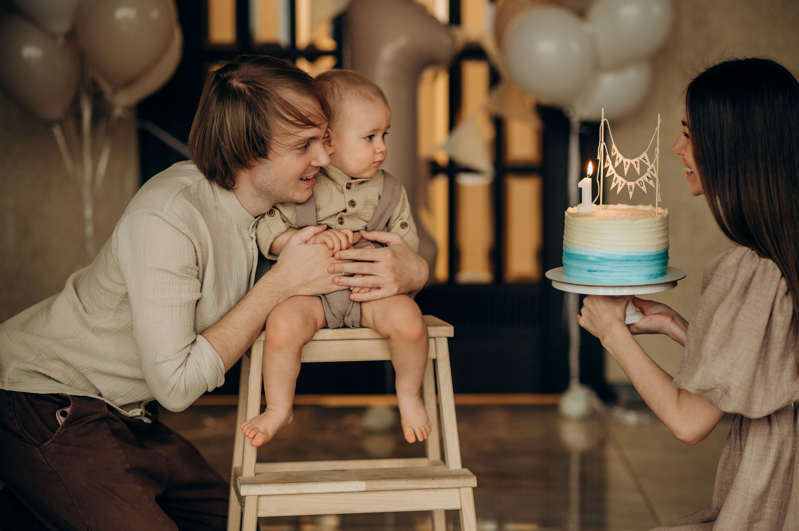 Домашняя фотосессия на годик. Семейный фотограф в Домодедово и Москве Елена Пичугина
