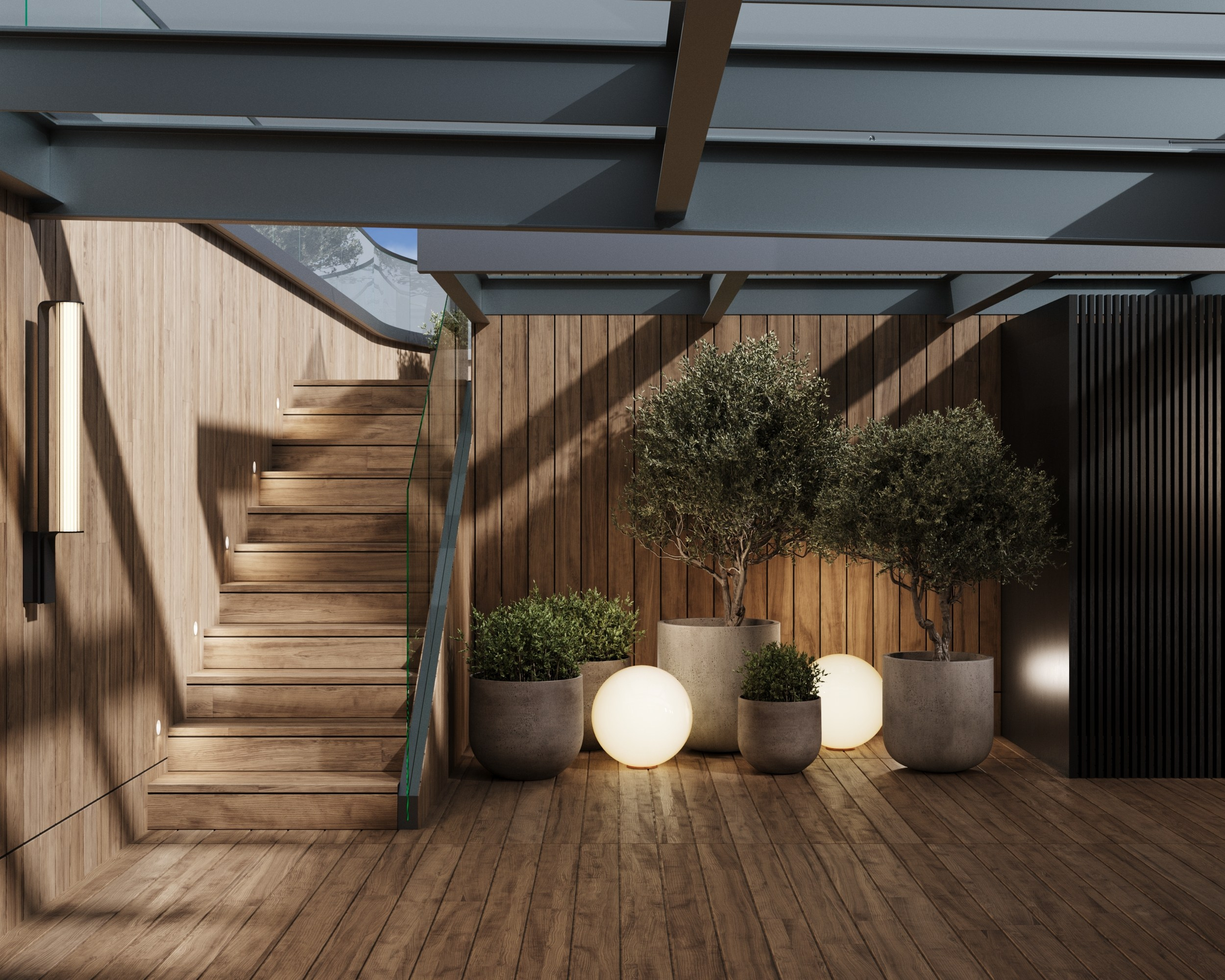 Визуализация крыши пентхауса Москва. Архитектор-дизайнер в Казани