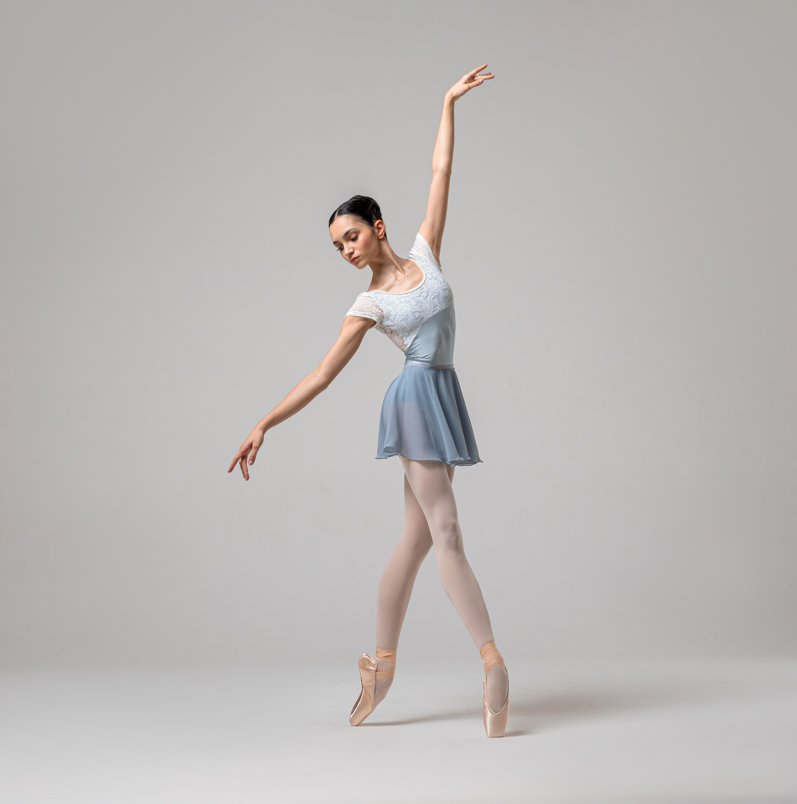 Балетная съёмка на белой циклораме и фонах. Балетный фотограф Алина Ханько — Душа Балета