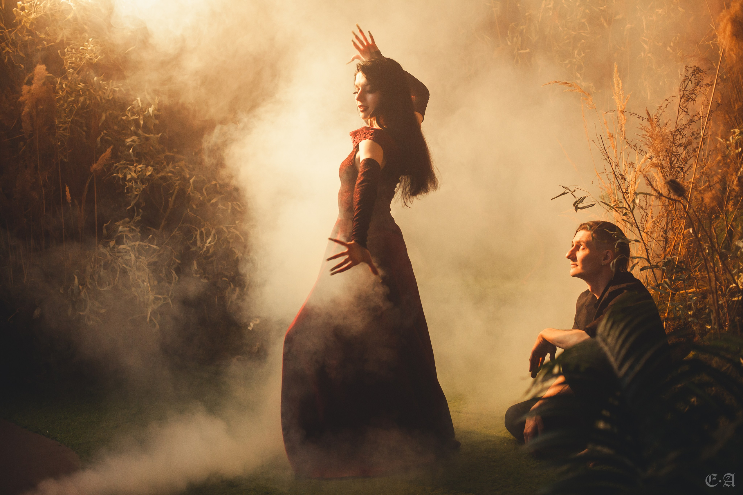 Съемки клипа «Клок тумана». Фотограф Ellairen