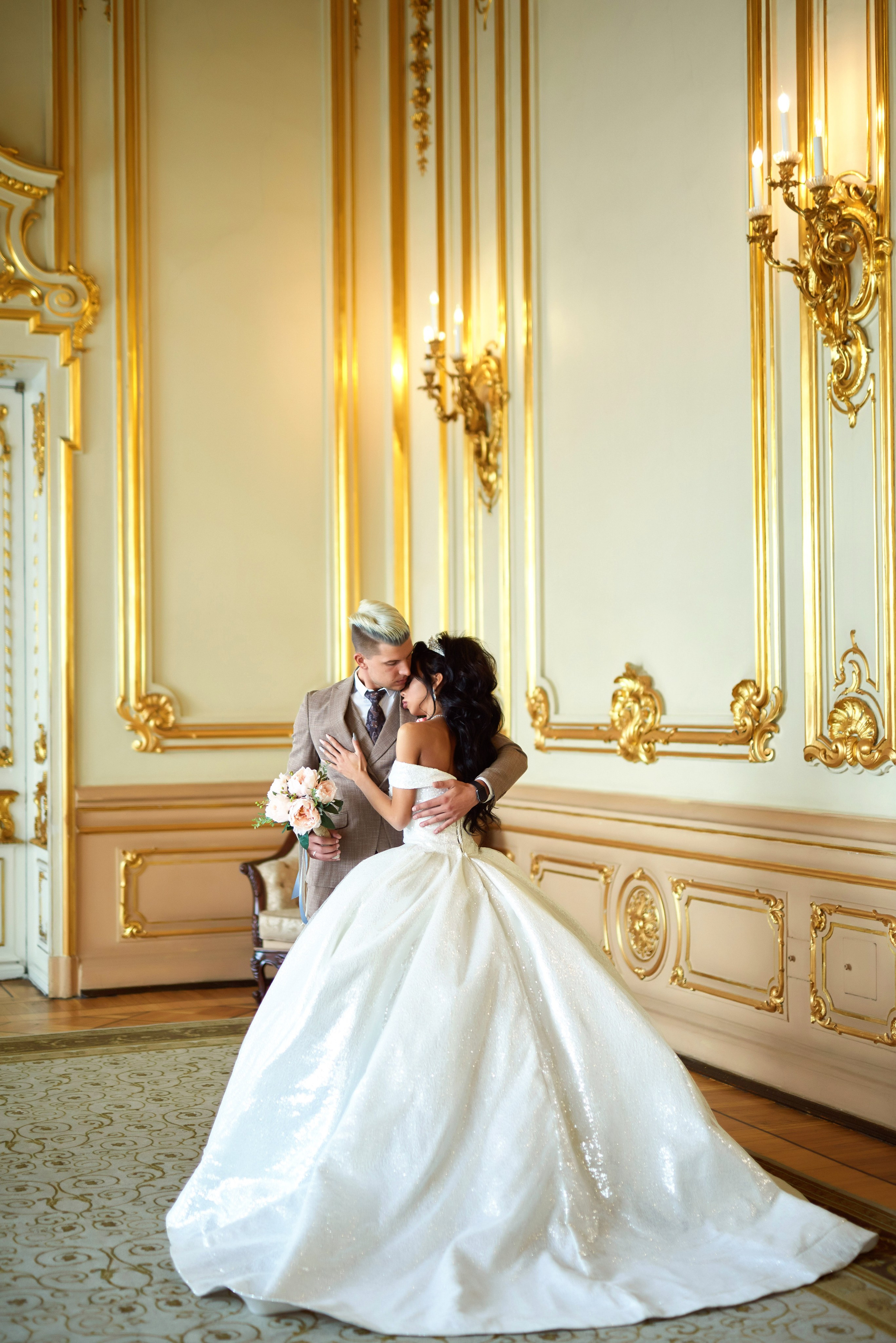 Михаил и Анна (Первый Дворец Бракосочетания России на Английской набережной 28). Портретный, семейный и свадебный фотограф в Санкт-Петербурге и в Пушкине Ширяев Денис