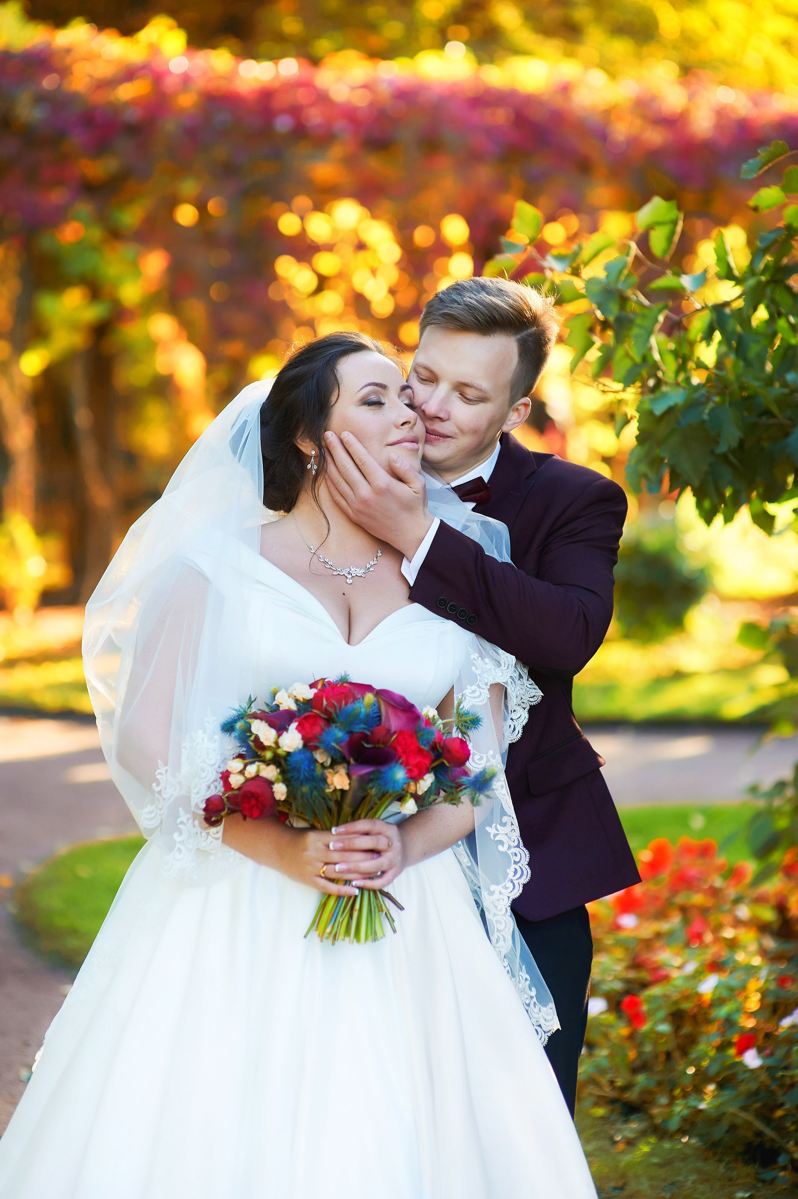 Ангелина и Сергей (фотосессия в осеннем Пушкине). Портретный, семейный и свадебный фотограф в Санкт-Петербурге и в Пушкине Ширяев Денис