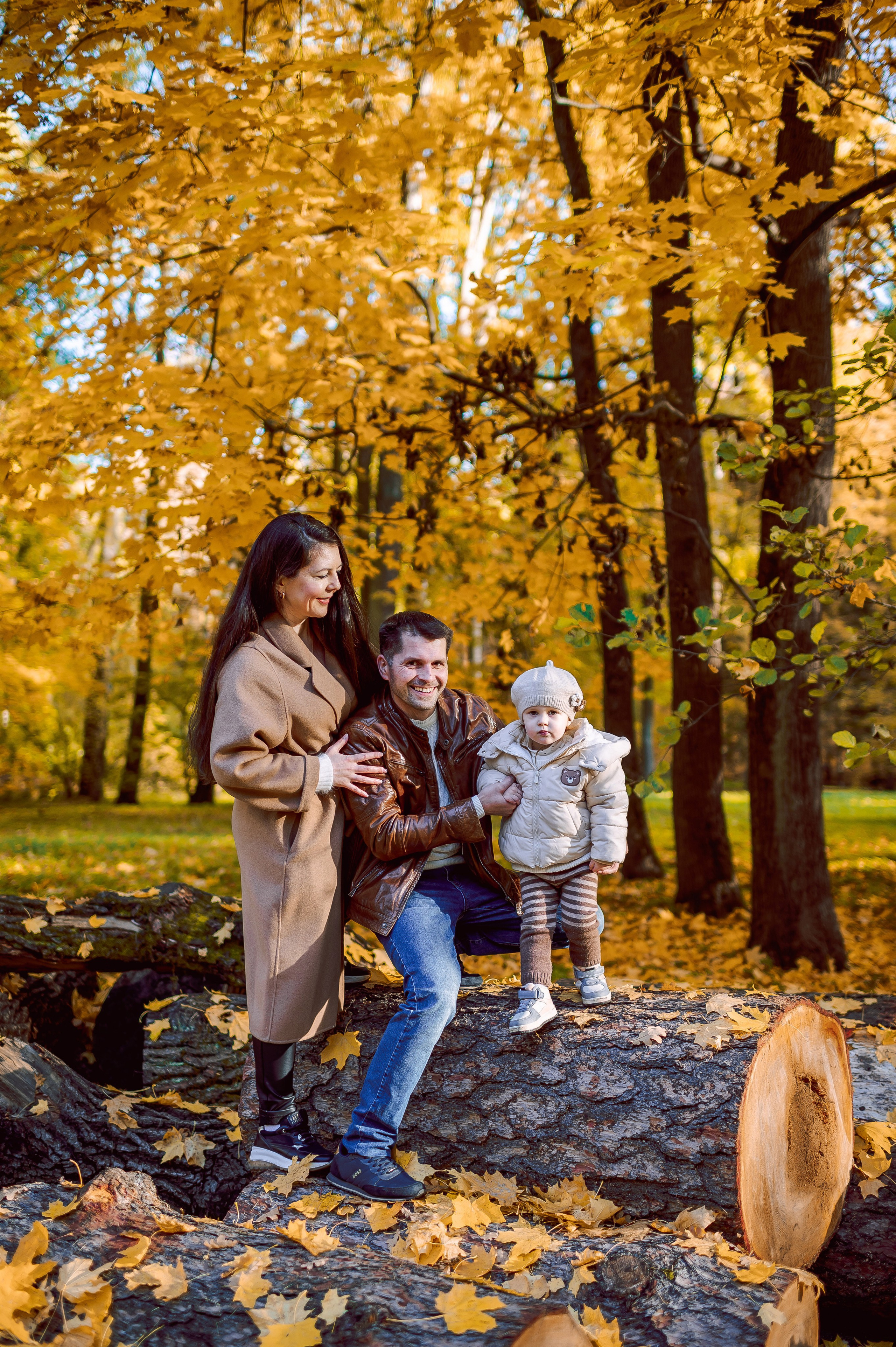 Осенняя семейная прогулка. Портретный, семейный и свадебный фотограф в Санкт-Петербурге и в Пушкине Ширяев Денис