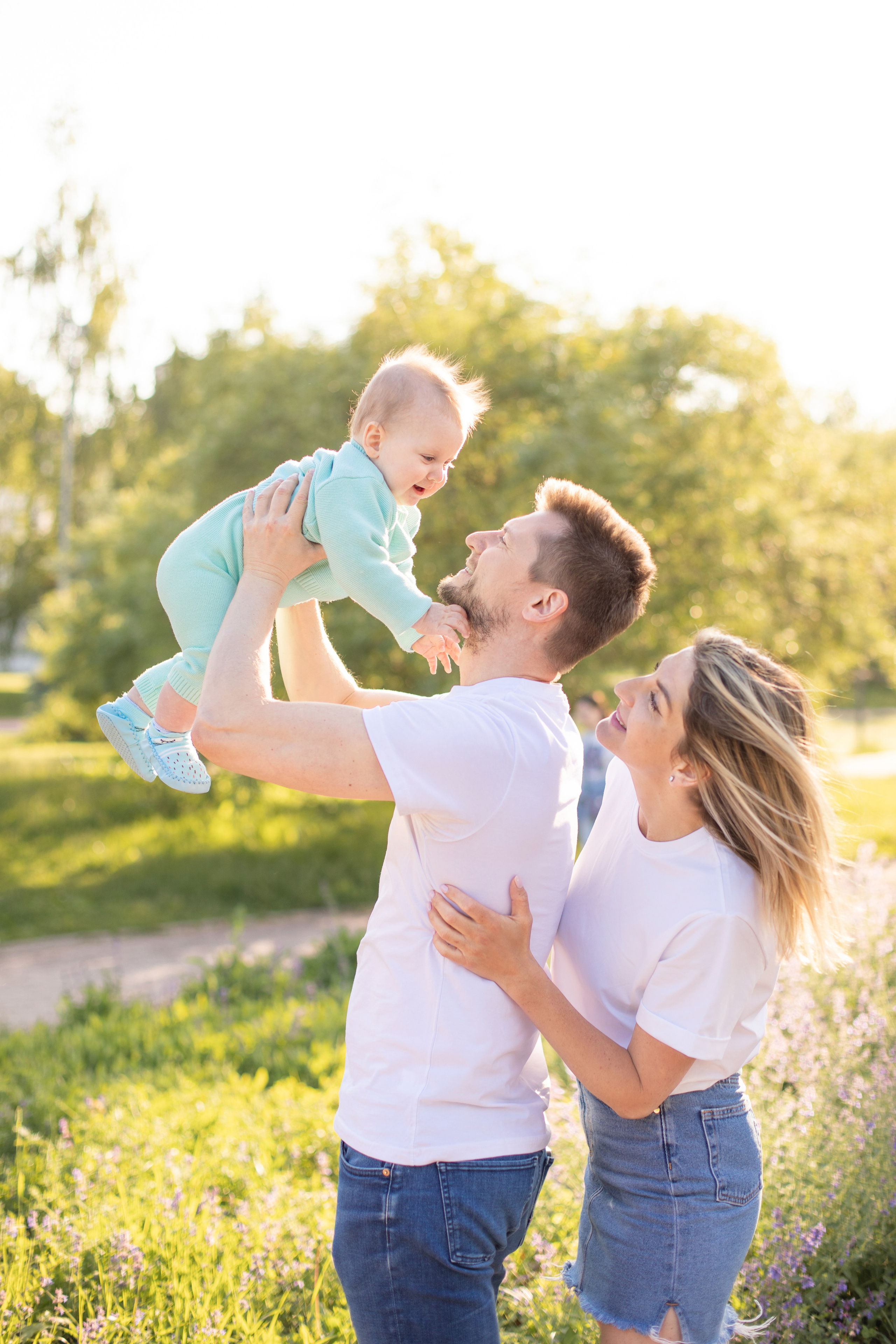 Семейная фотосессия в парке. Семейный и детский фотограф в Москве Татьяна Рос