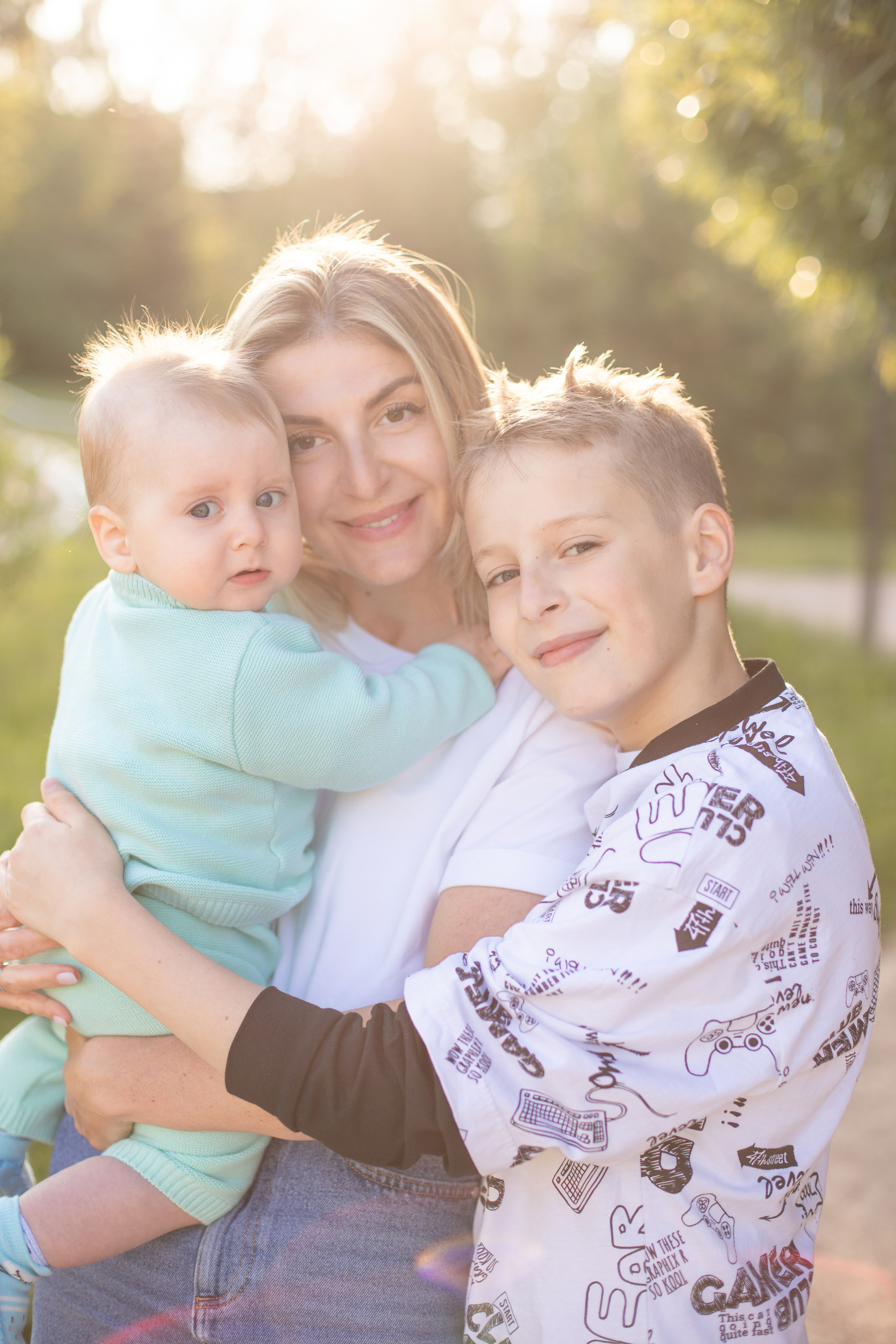 Семейная фотосессия в парке. Семейный и детский фотограф в Москве Татьяна Рос