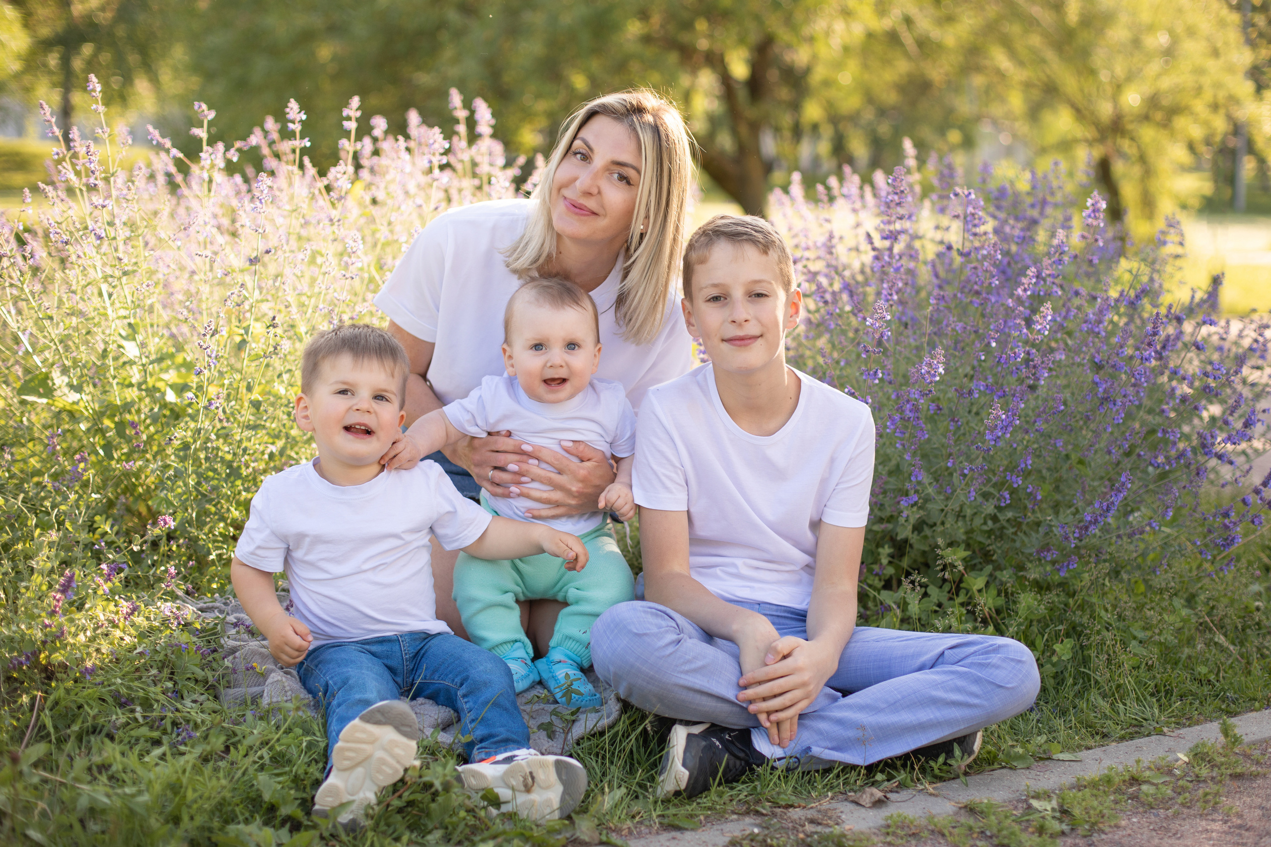 Семейная фотосессия в парке. Семейный и детский фотограф в Москве Татьяна Рос