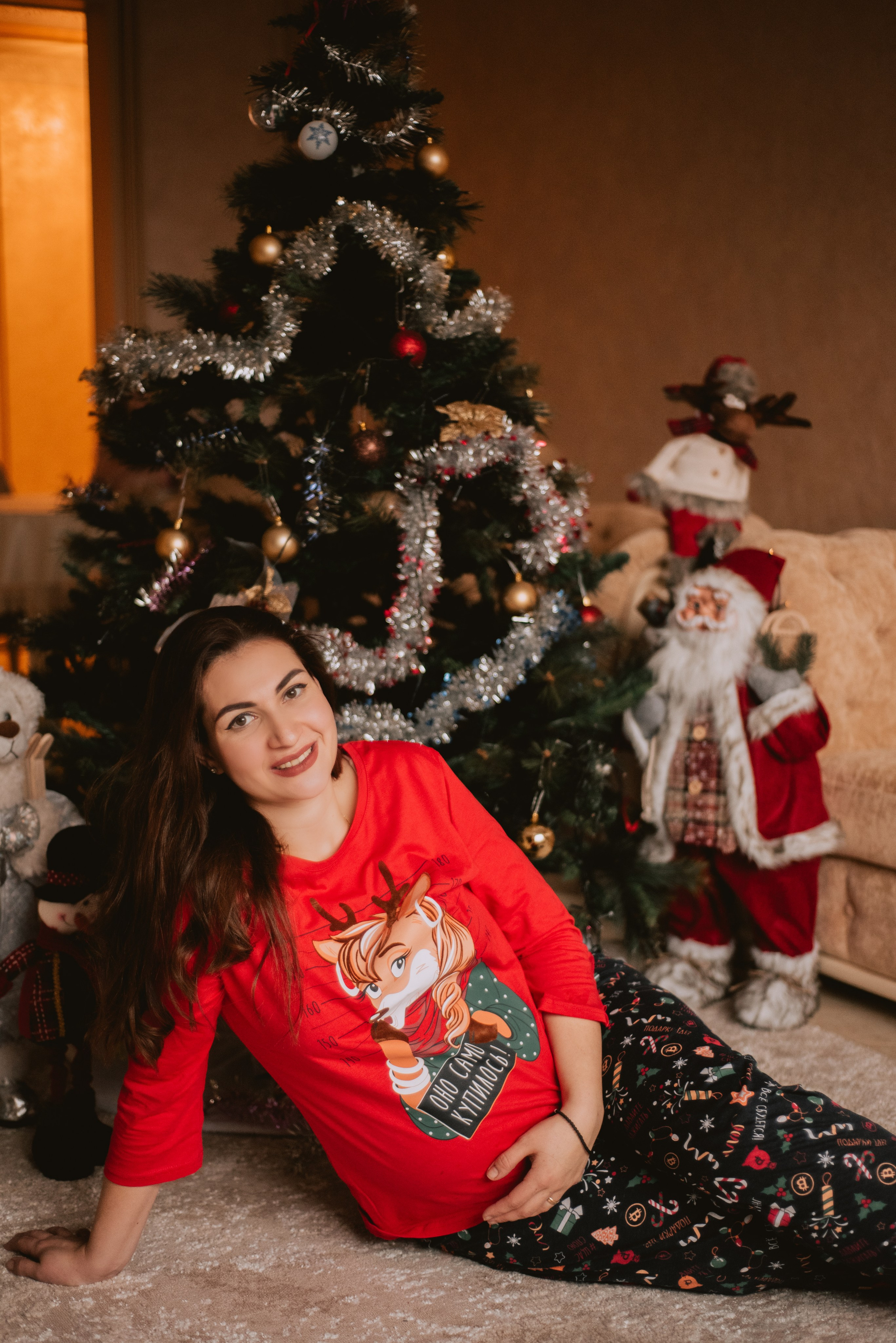 Новый год ДОМА. Семейный и женский фотограф Лоо Краснодар Сочи Энем Татьяна Трибурт