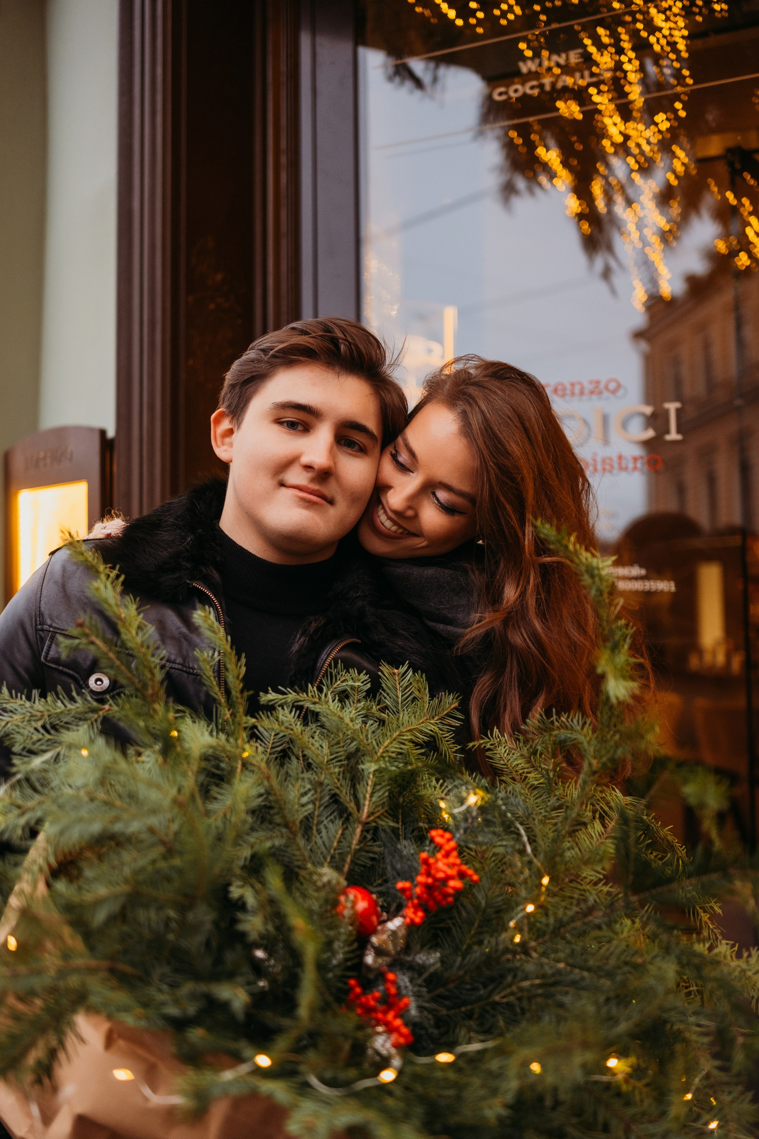 Аня и Даня: новогодняя прогулка. Семейный и детский фотограф в Санкт-Петербурге