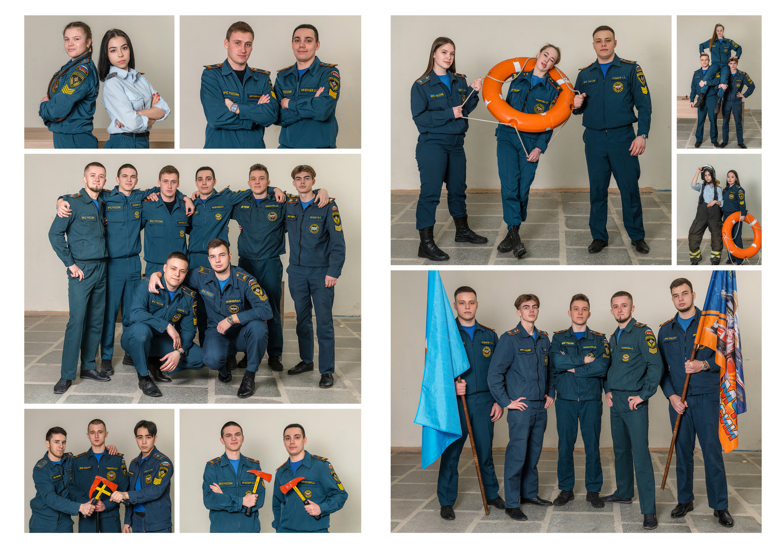 Пример альбома на 8 разворотов для 9-11 классов